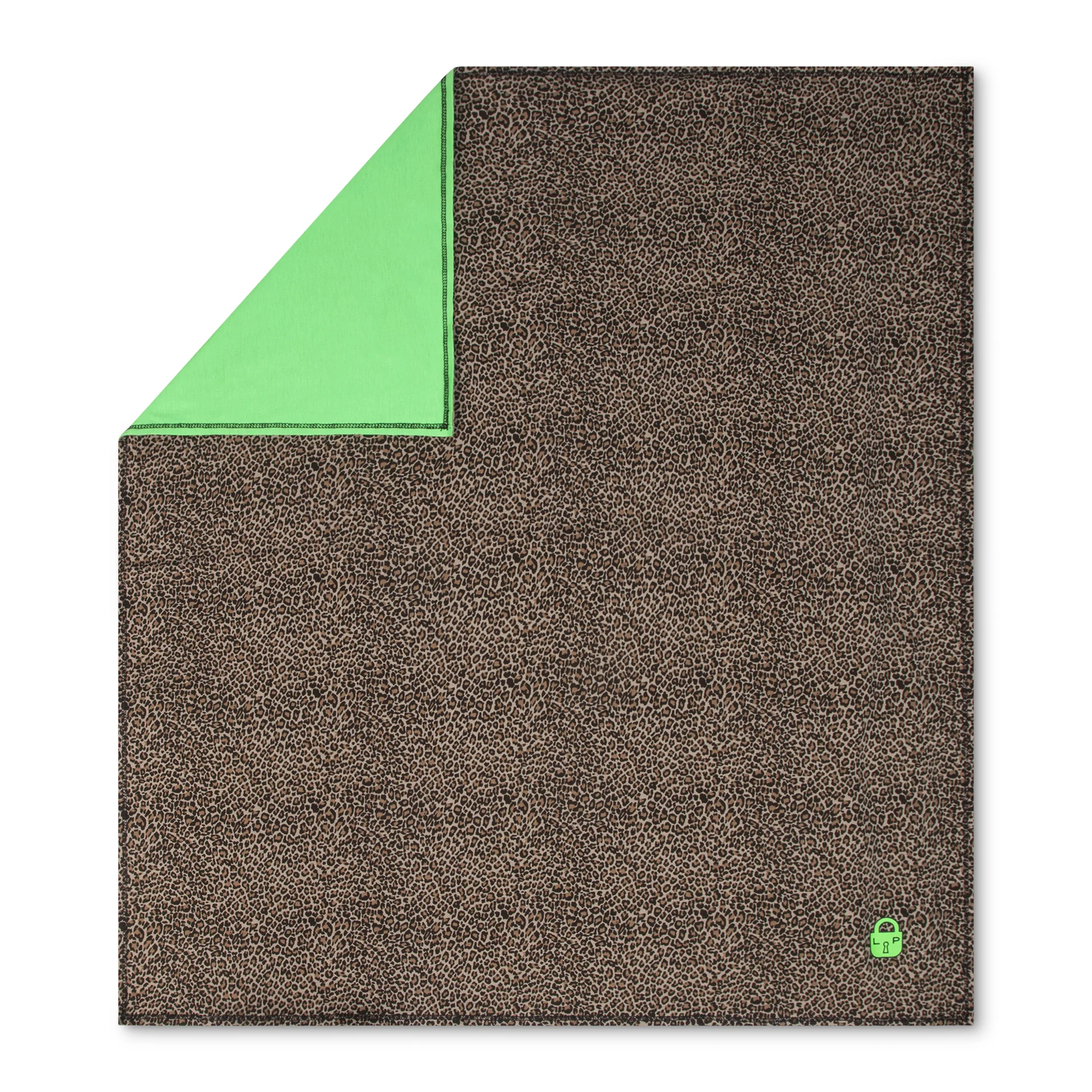 Little Parni Leopard/Green Leopard Blanket (PJ112)