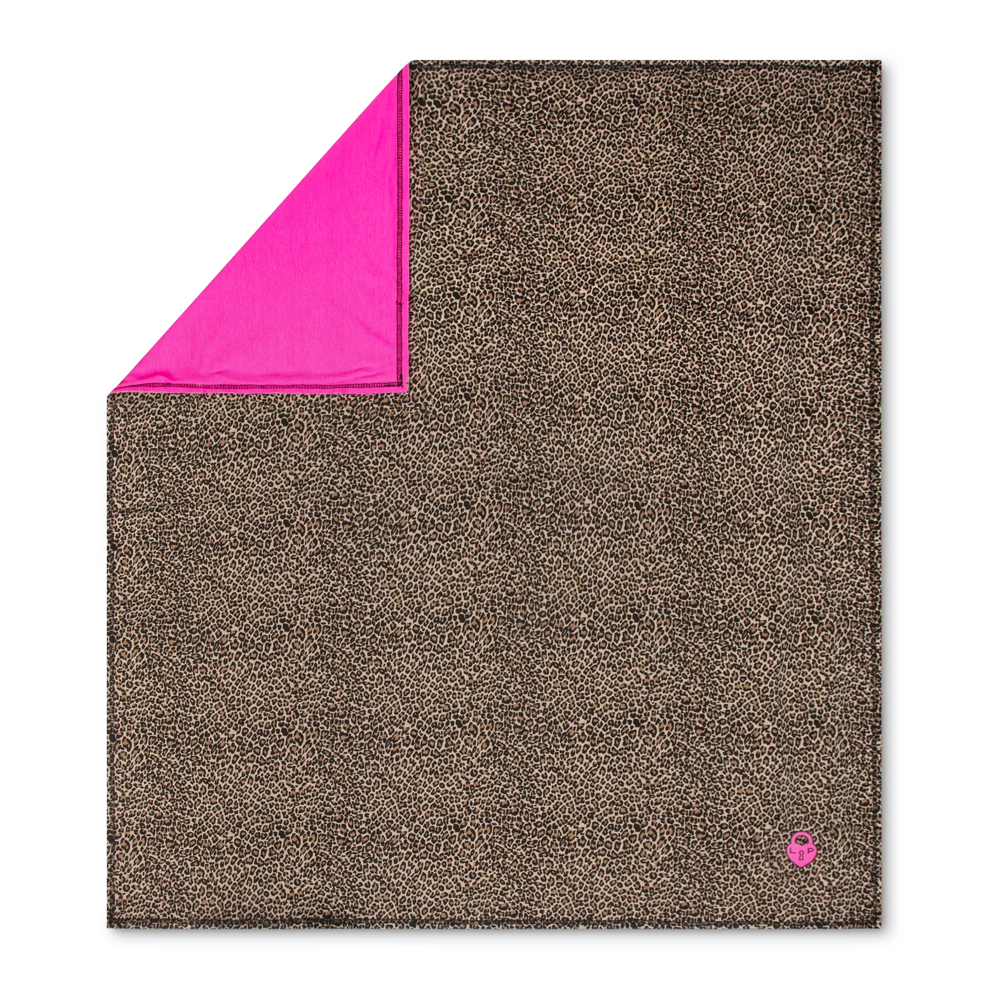 Little Parni Leopard/Hot Pink Leopard Blanket (PJ112)