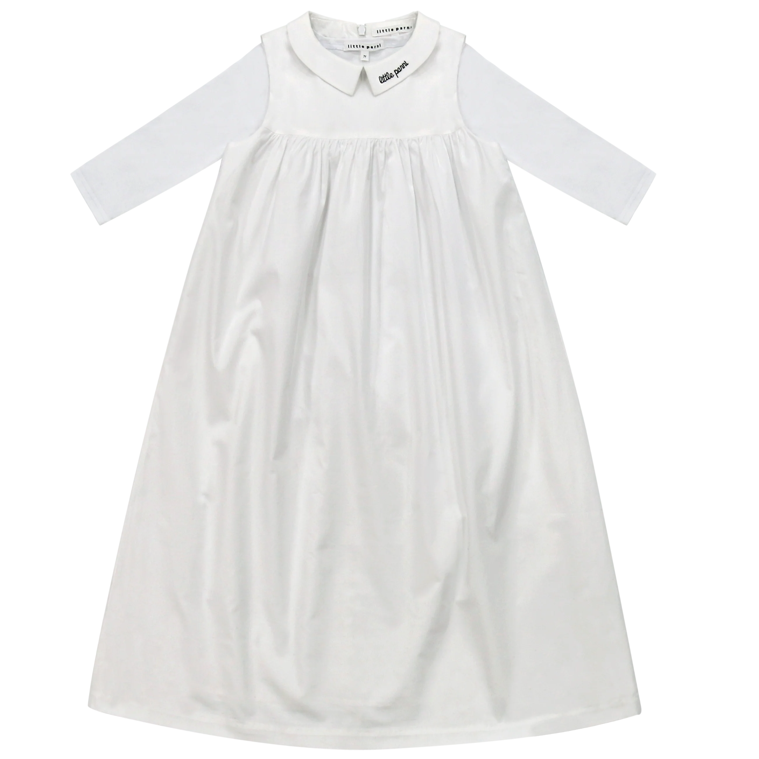 Little Parni White Logo Collar Jumper + Tshirt (K516)