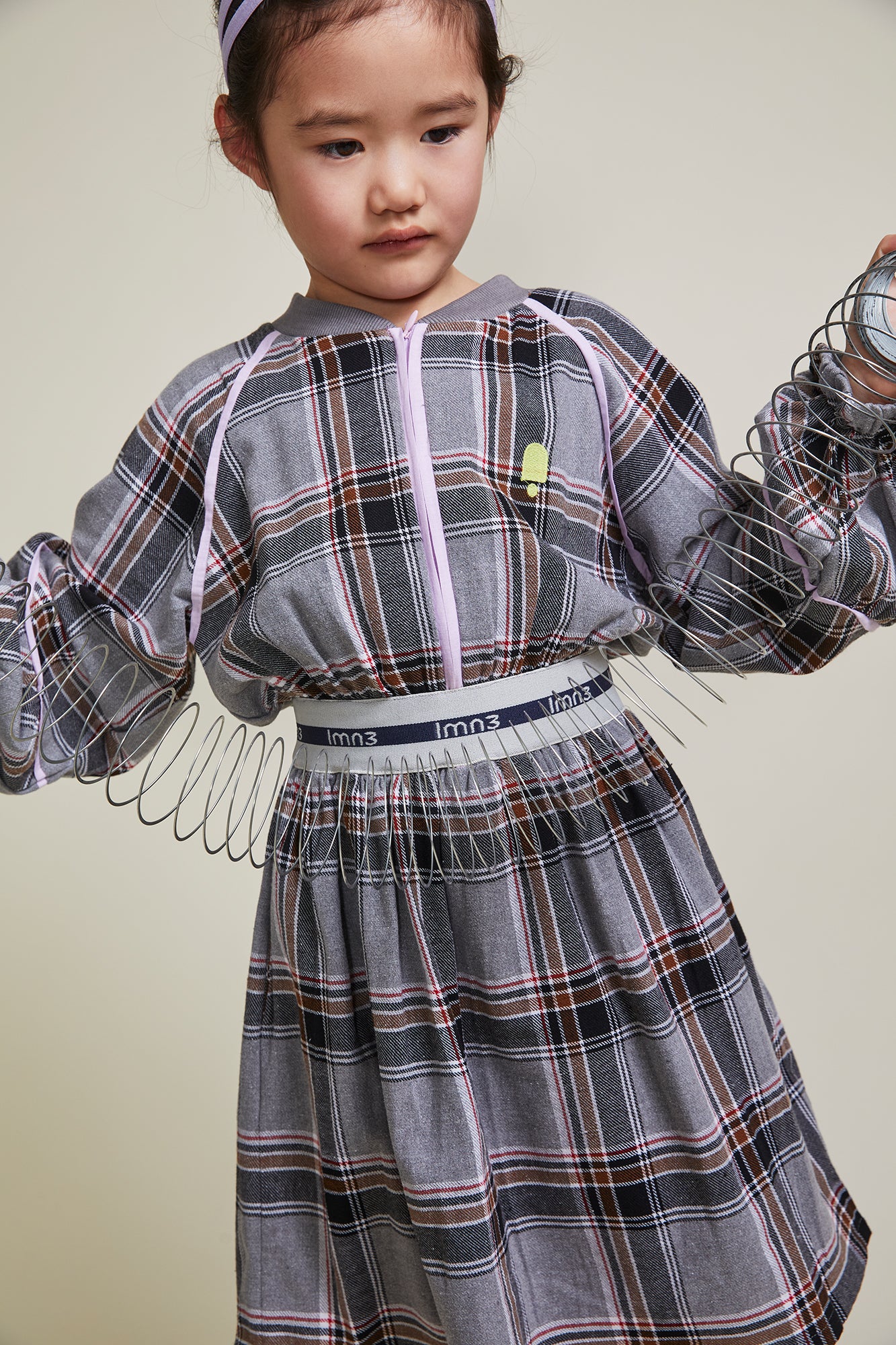 LMN3 Checks Dress No 51 - Image 3