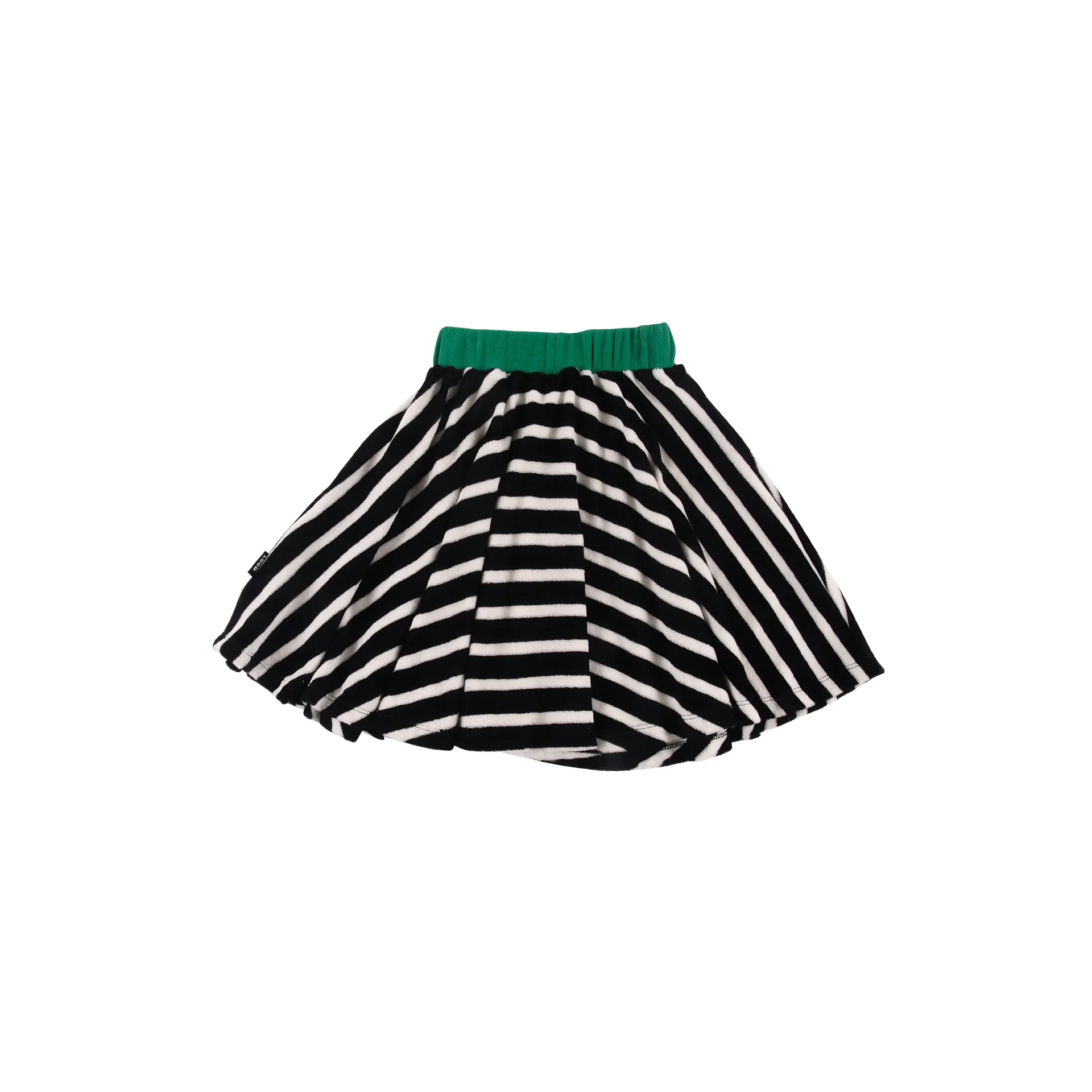 Loud Apparel Anthracite Stripe Skirt Semi Circle Waist (drop 2) - Image 2