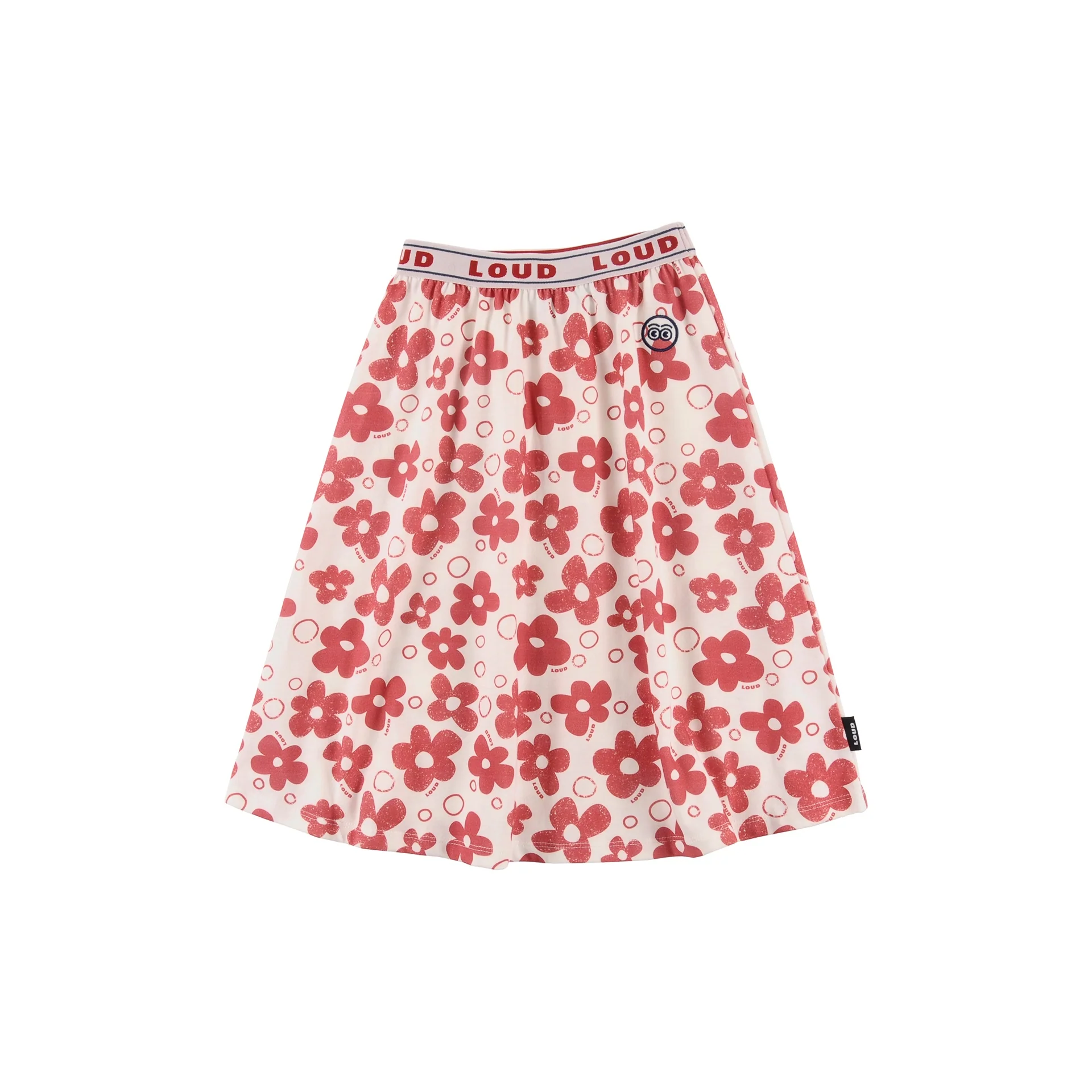 Loud Apparel Flower Aop Skirt Midi GS02