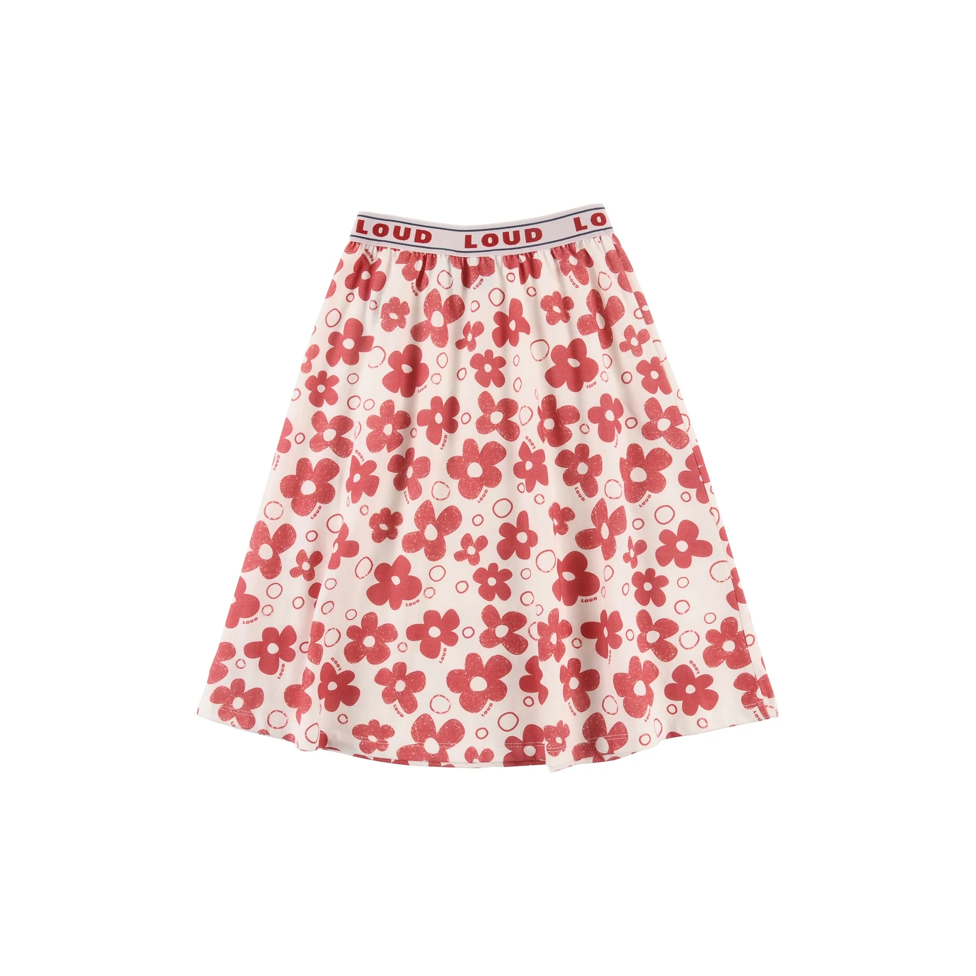 Loud Apparel Flower Aop Skirt Midi GS02 - Image 2