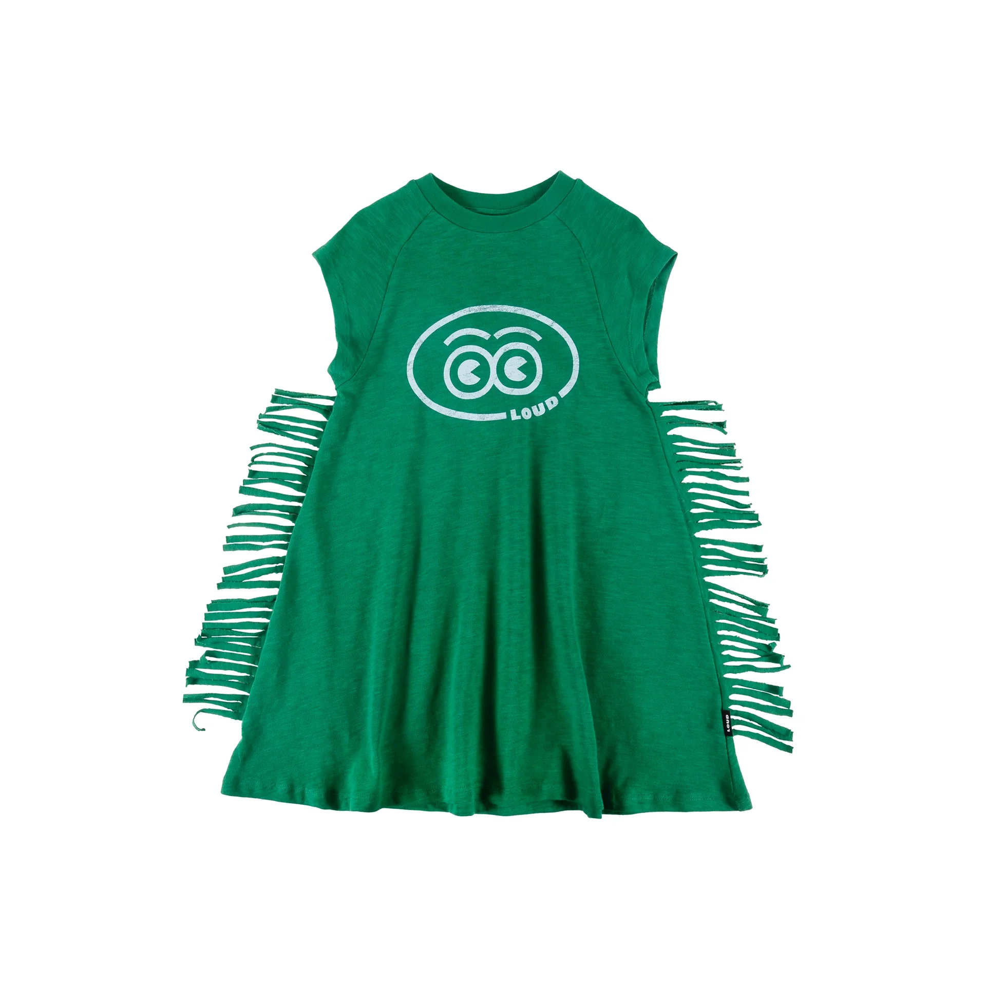 Loud Apparel Green Dress Loose Fit Raglan GD01