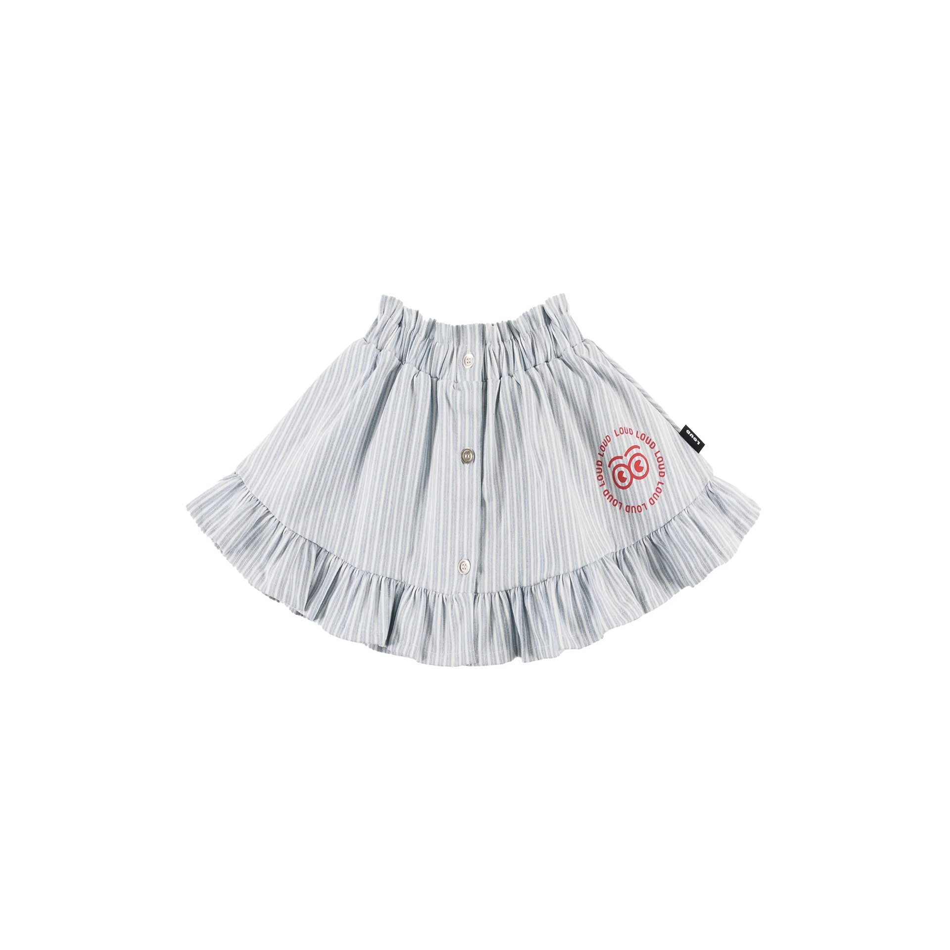 Loud Apparel Mid Blue Mini Skirt (drop 2)
