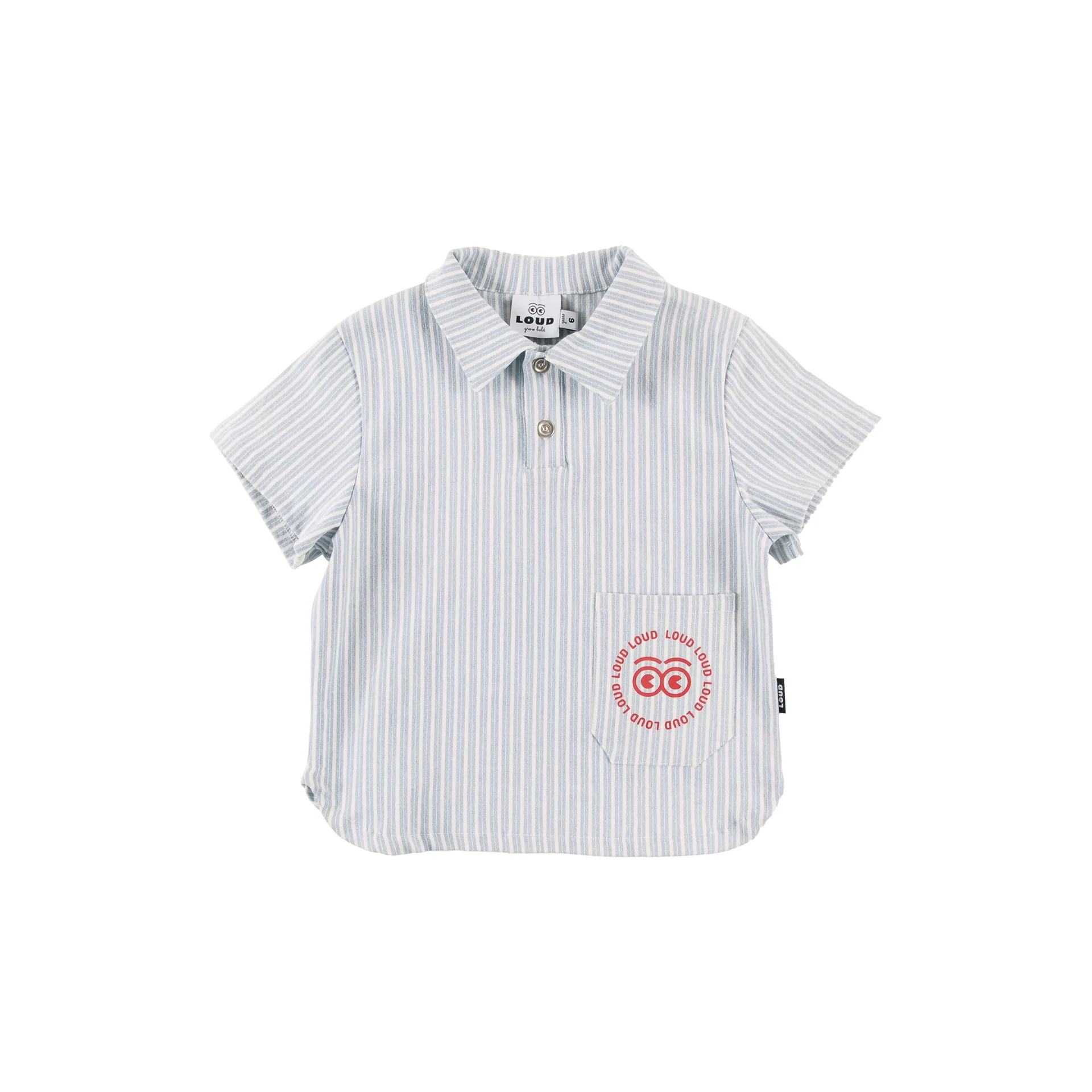 Loud Apparel Mid Blue Shirt Loose Fit (drop 2)