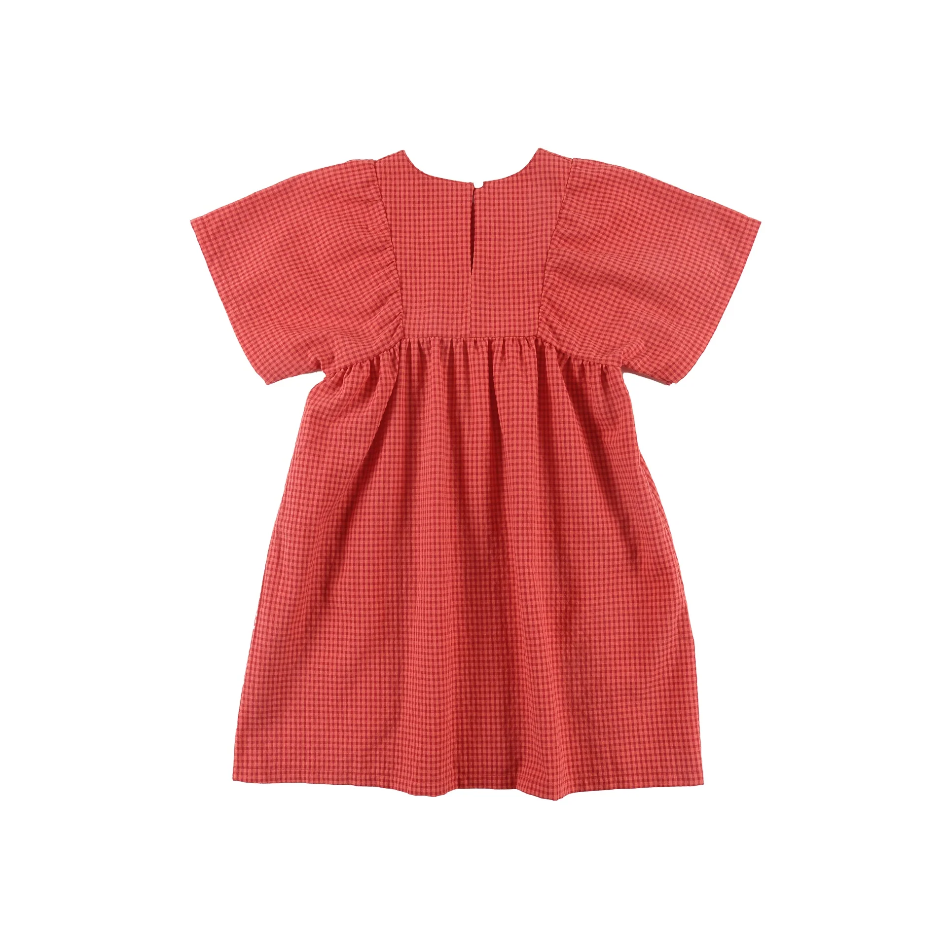 Loud Apparel Red Check Dress Loose Fit - Image 2