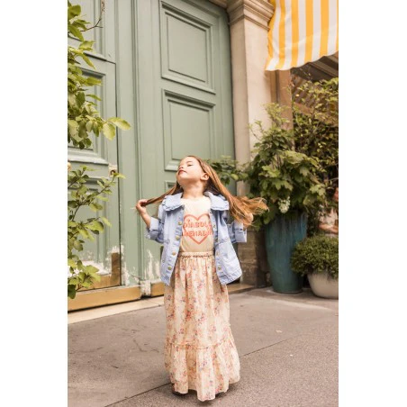 Louis Louise Cream Rachel Cotton Veil Bouquet LONG VERSION Skirt - Image 2