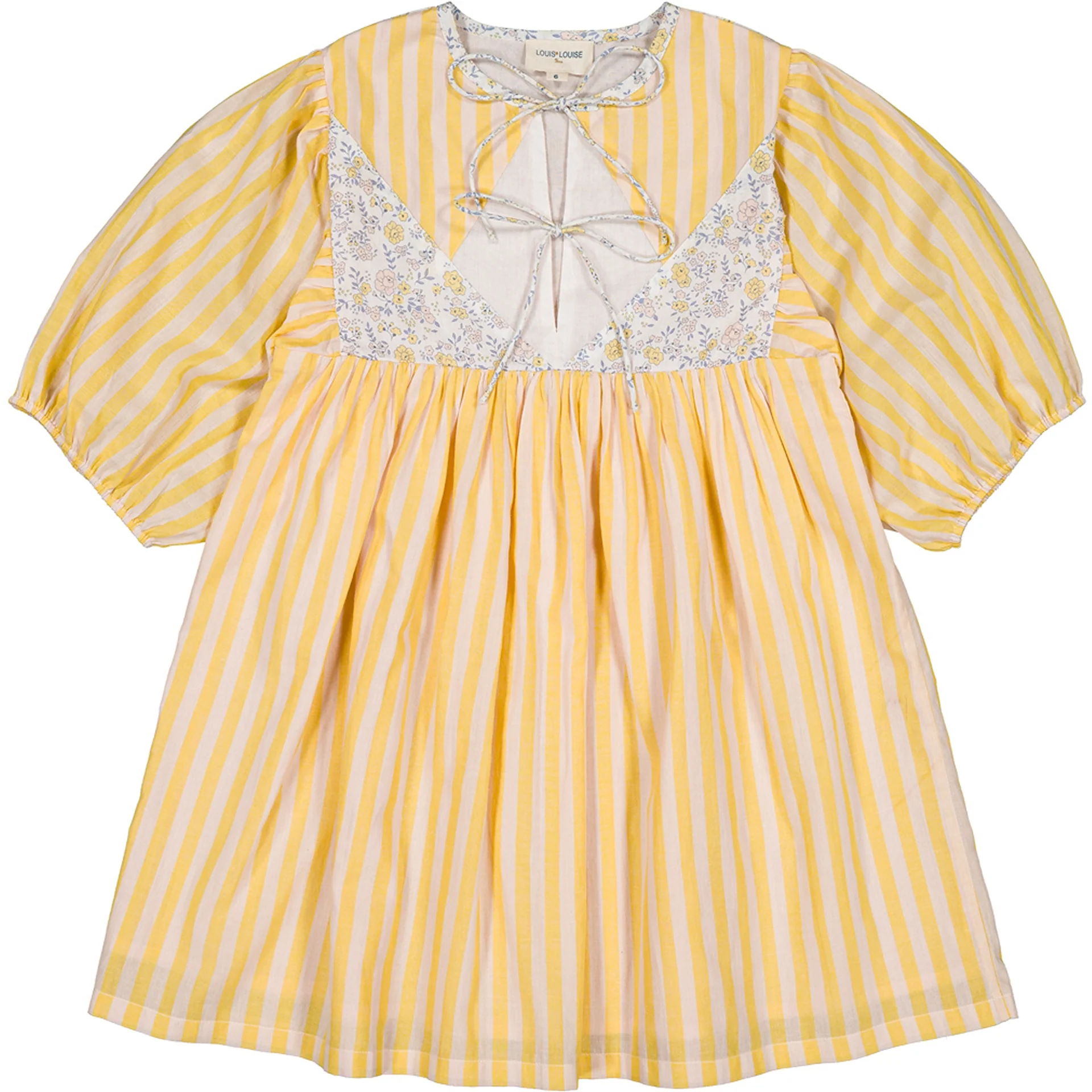 Louis Louise Pauly Dress Yellow/Pink (S261075)
