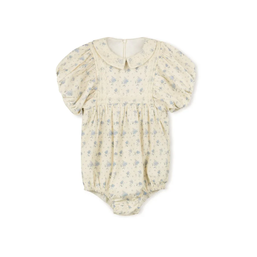 Madeleine Girls Floral Buttermilk Romper
