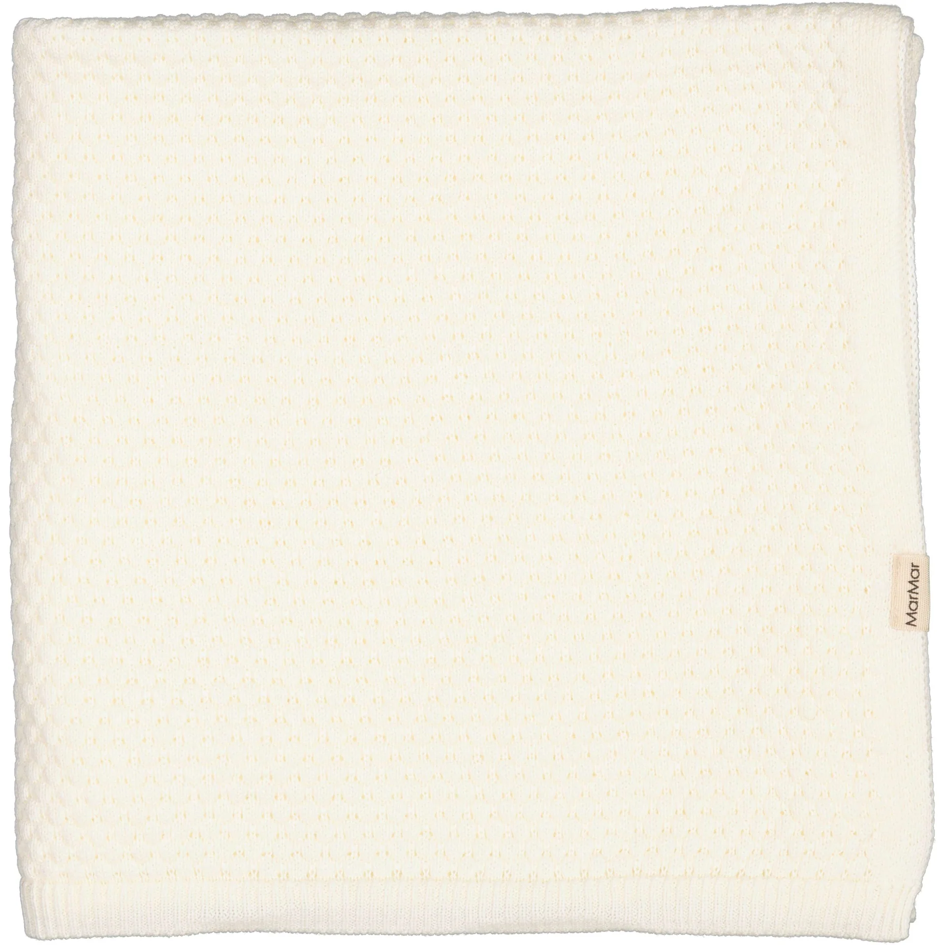 Marmar Gentle White Alia Knit Blanket