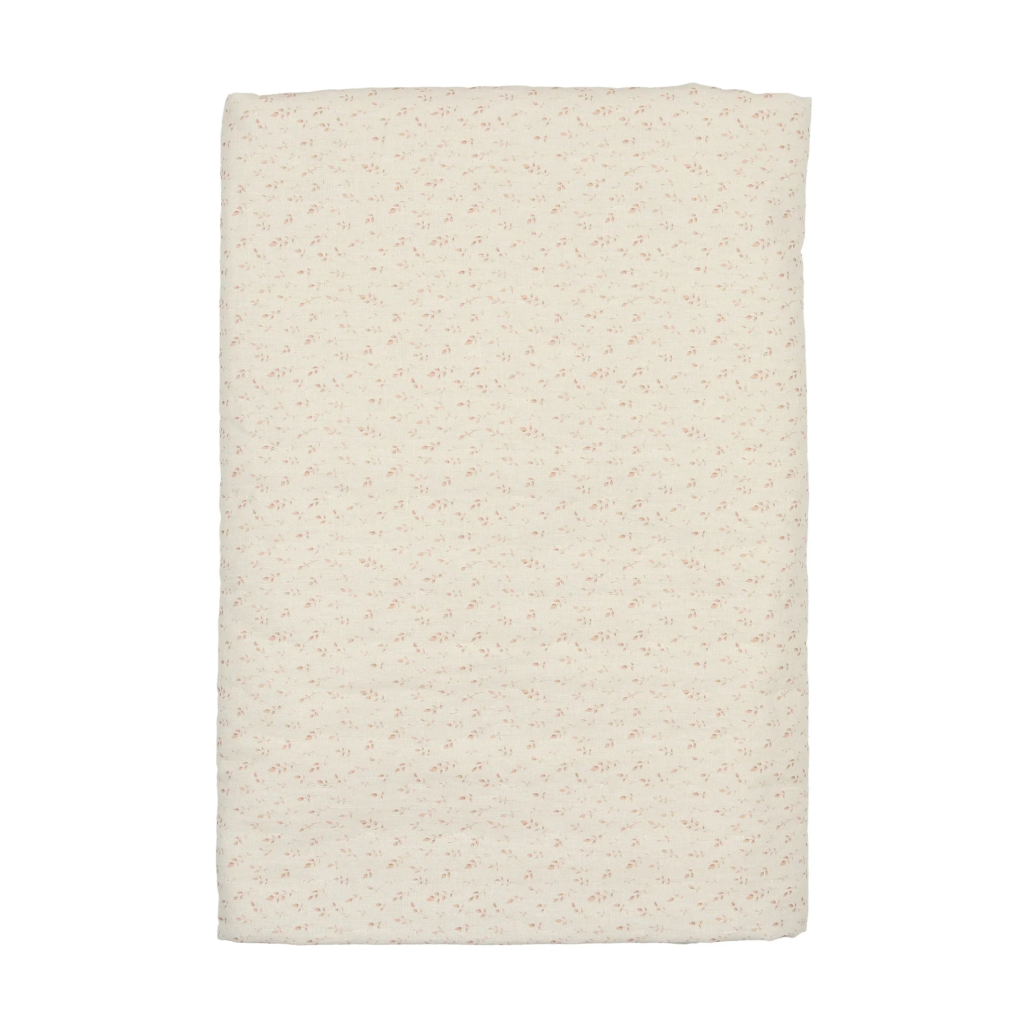 Mema Knits Pink Floral Quilted Blanket