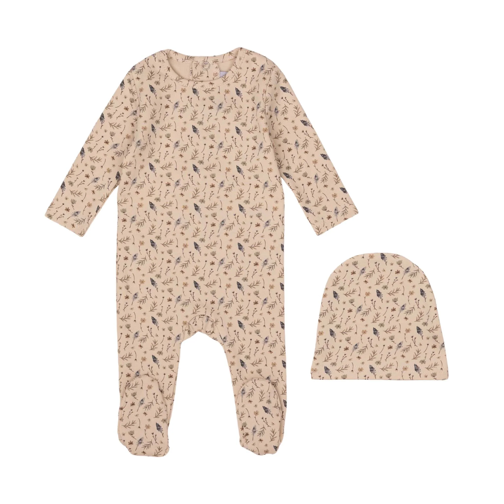 Mini Label Boys Printed Willow Footie and Hat