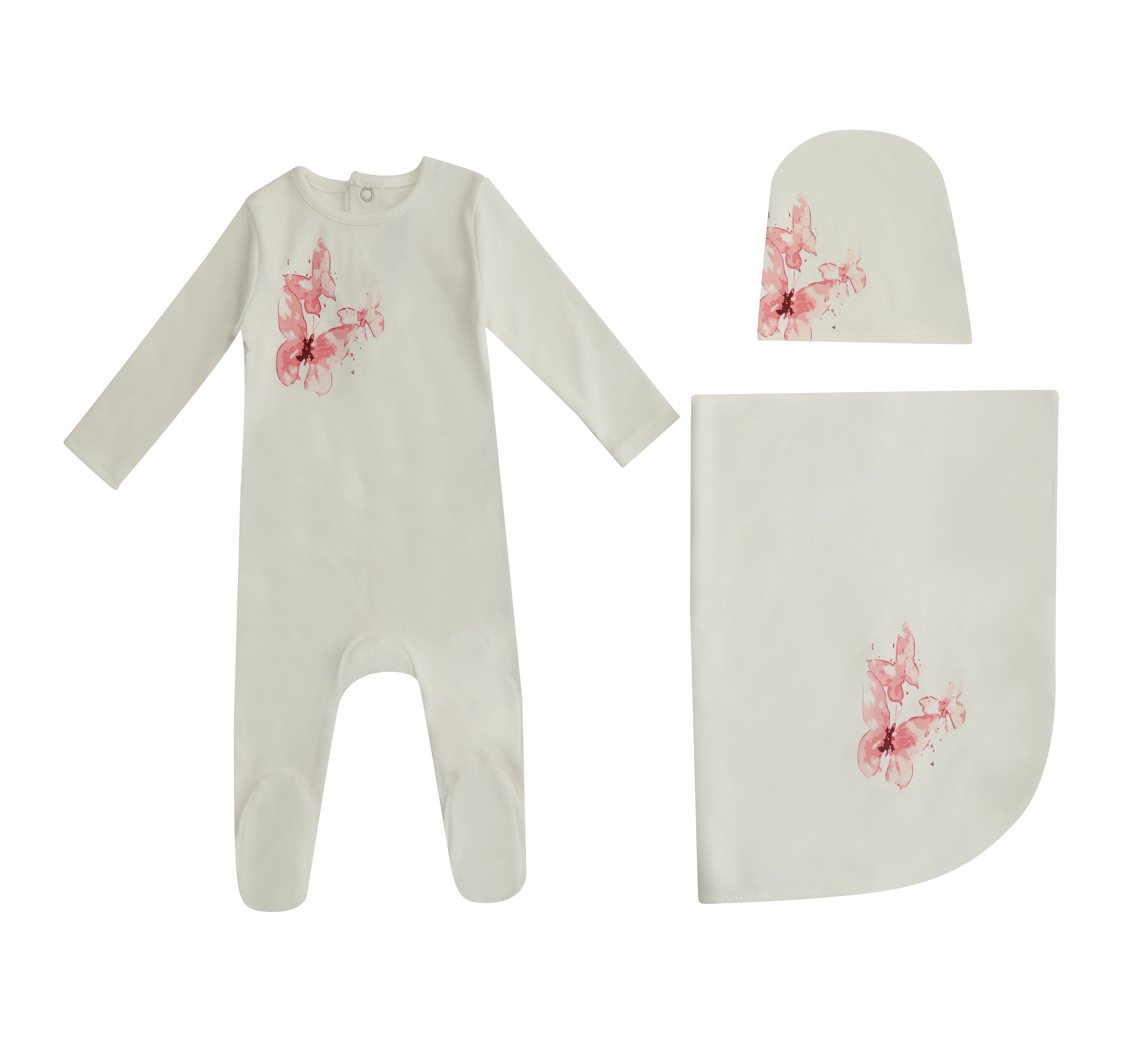 Mini Label White Butterfly Set Girls