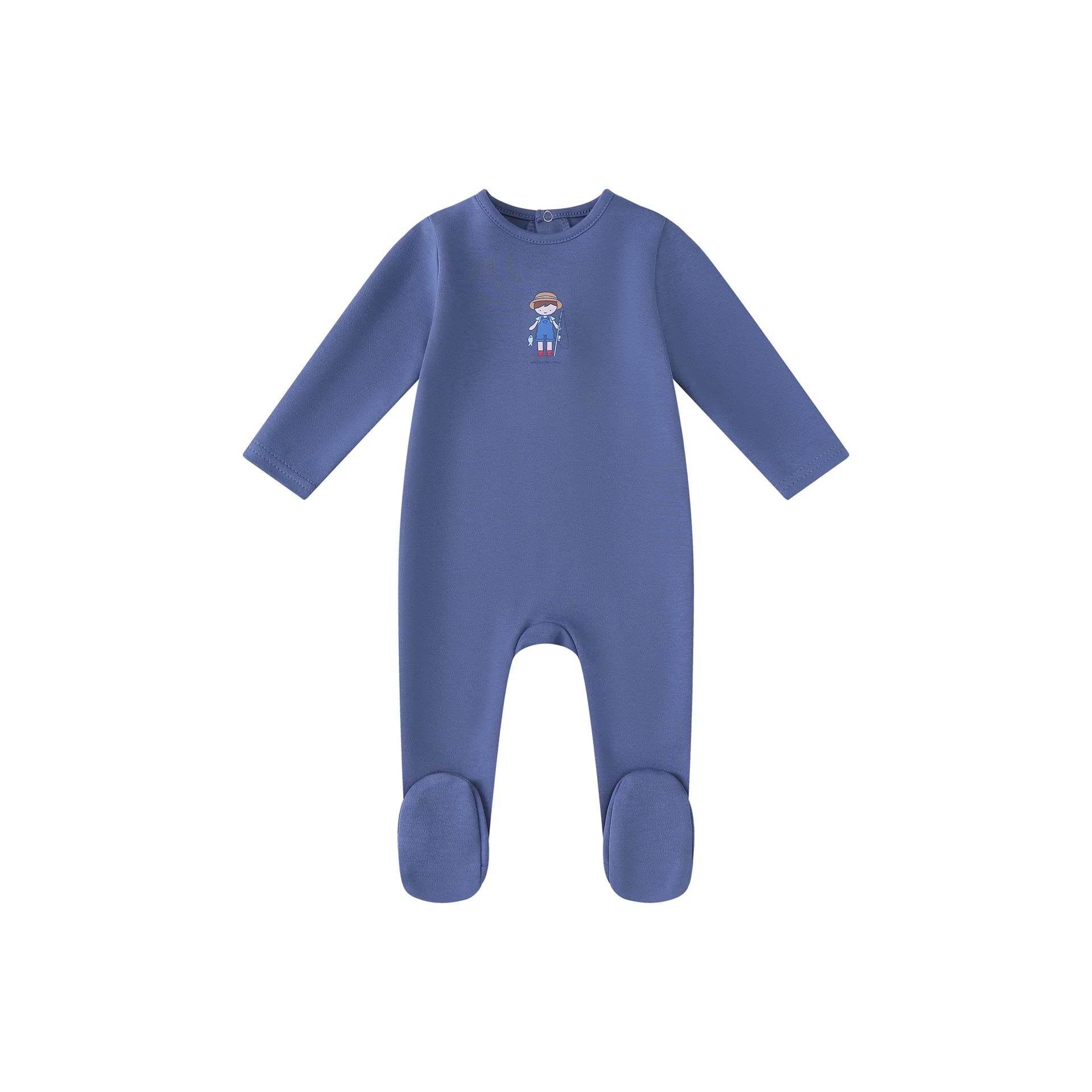 Minilabel Denim Blue Fisherman Footie- Boys