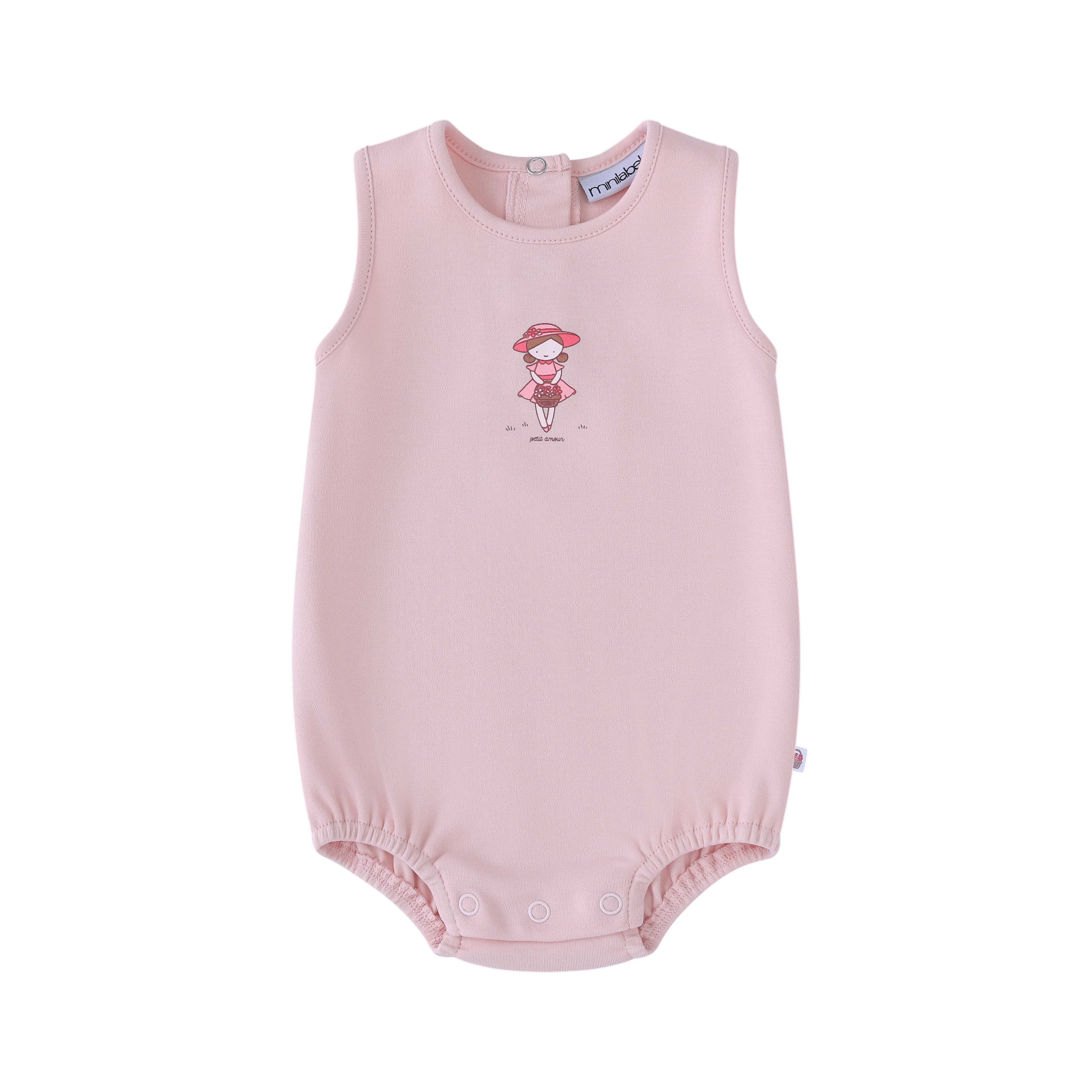 Minilabel Pink Doll Romper- Girls