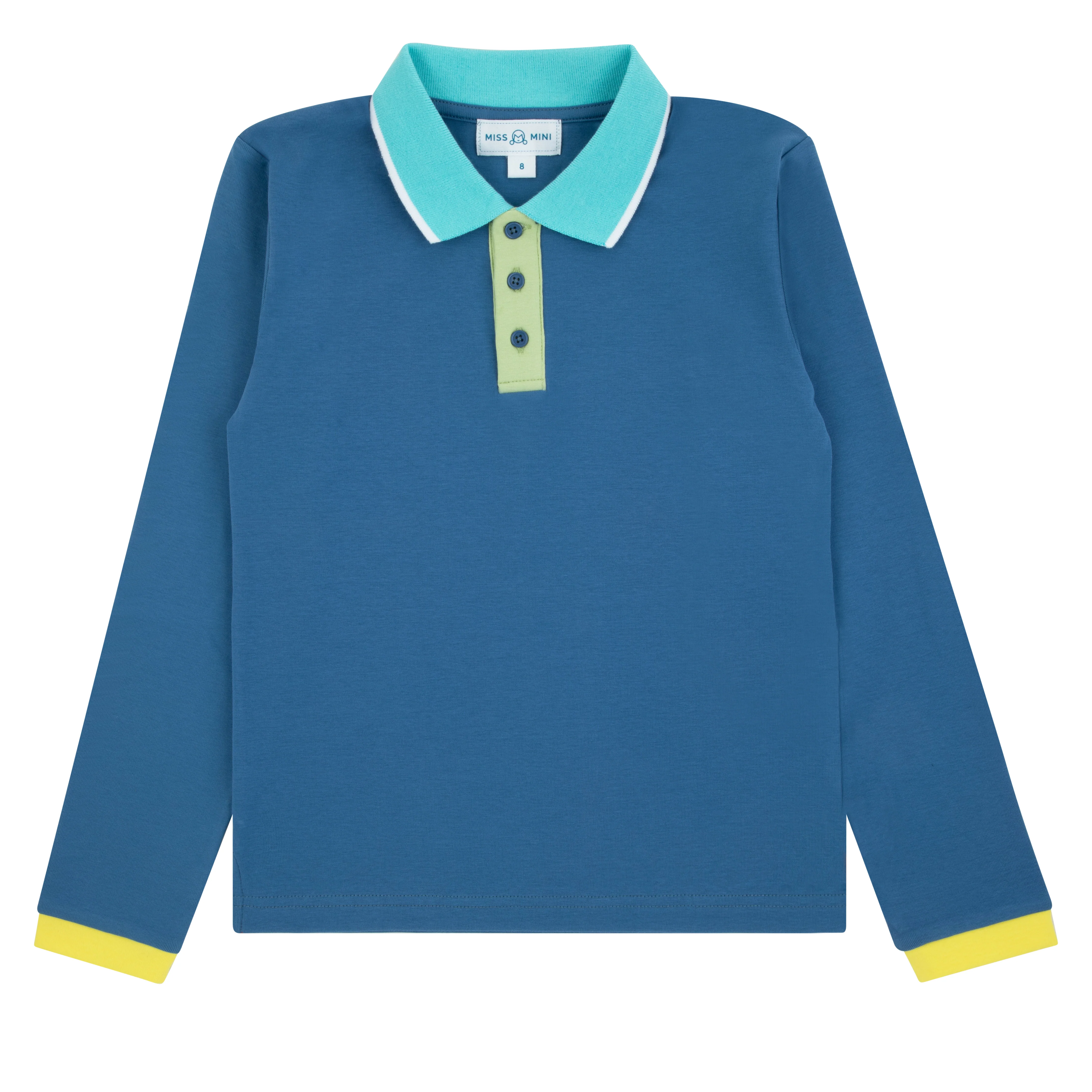 Miss Mini Color-Edge Polo Boys Long Sleeves