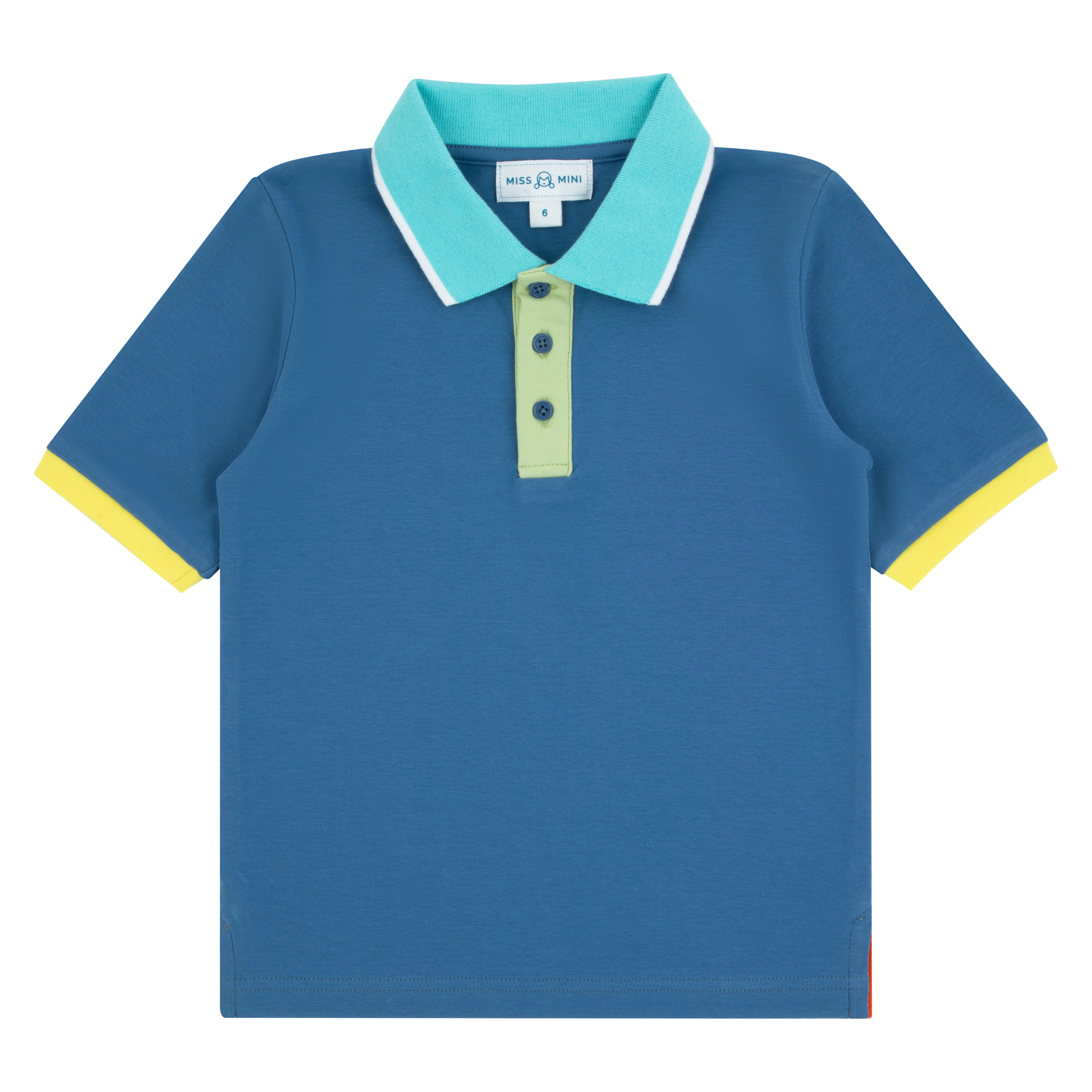 Miss Mini Color-Edge Polo Boys Short Sleeves
