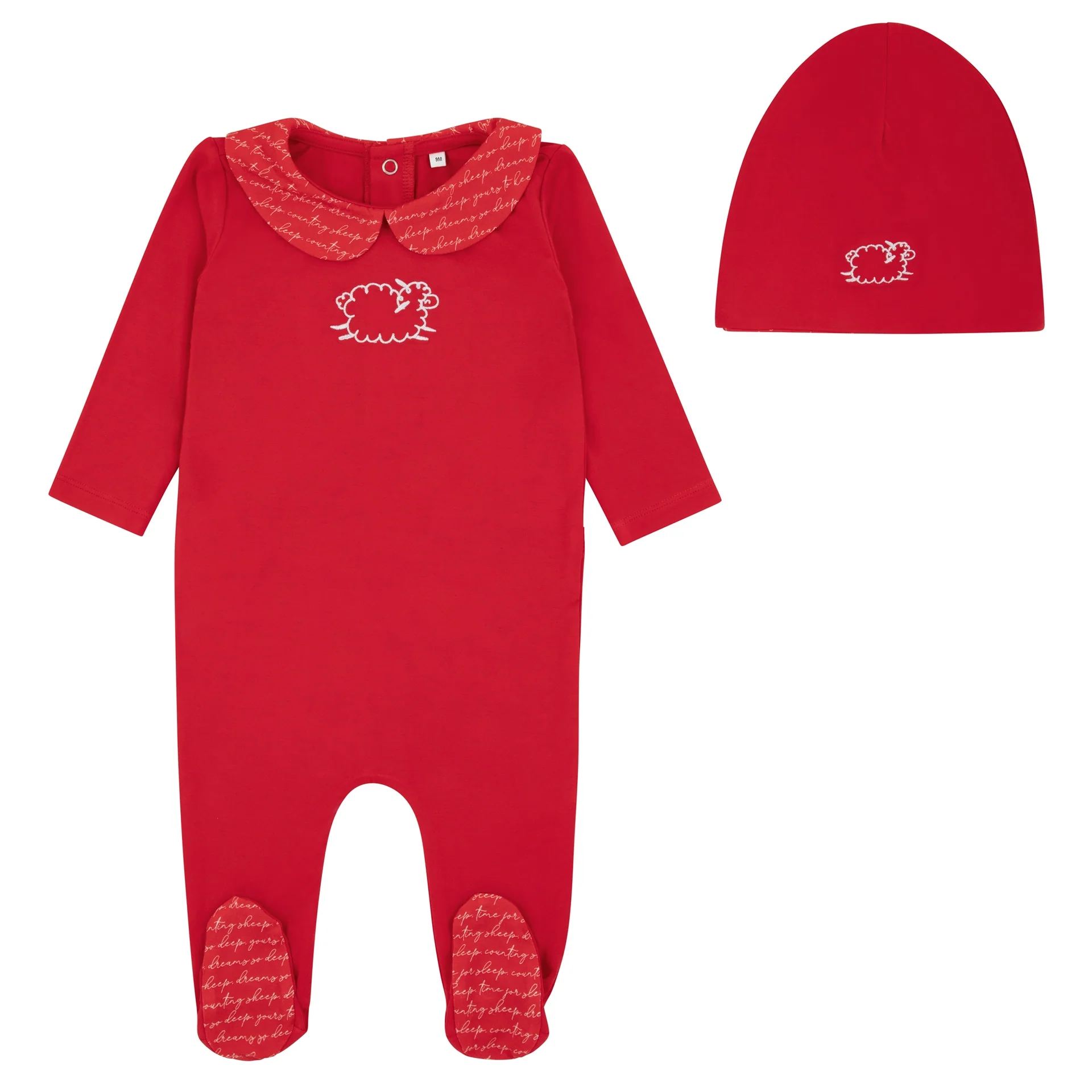 Miss Mini Counting Sheep Romper Girl