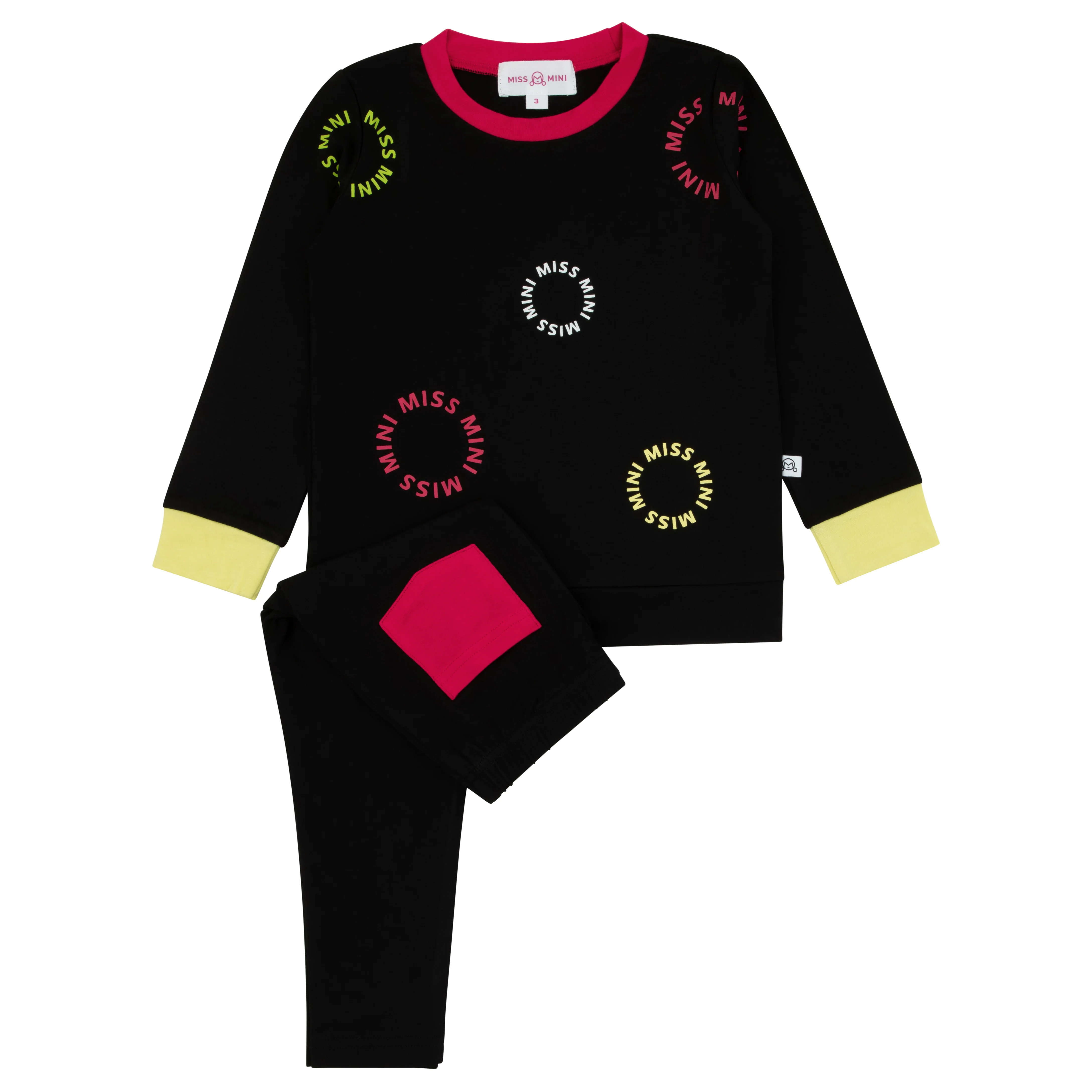 Miss Mini Neon Logo Pajama Girl
