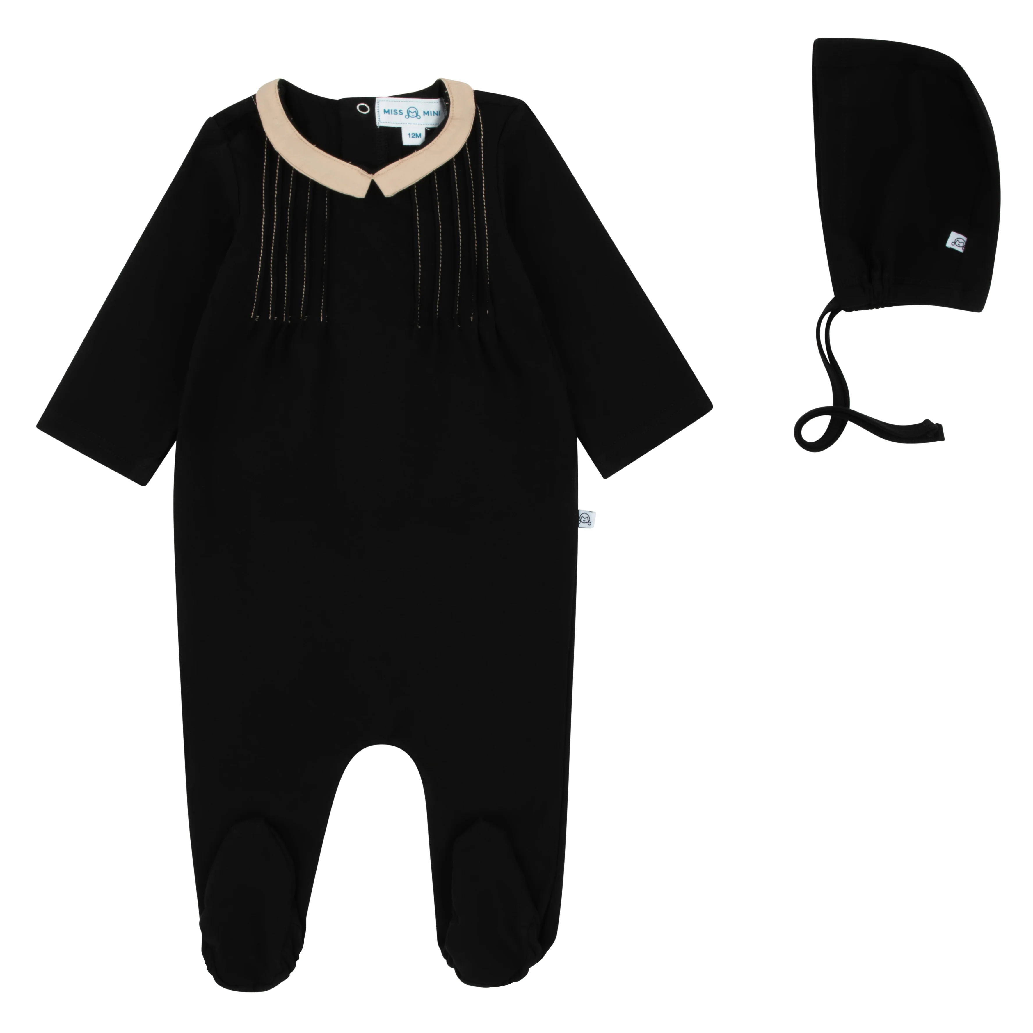 Miss Mini Pintuck Maxi Shabbos Romper Boy