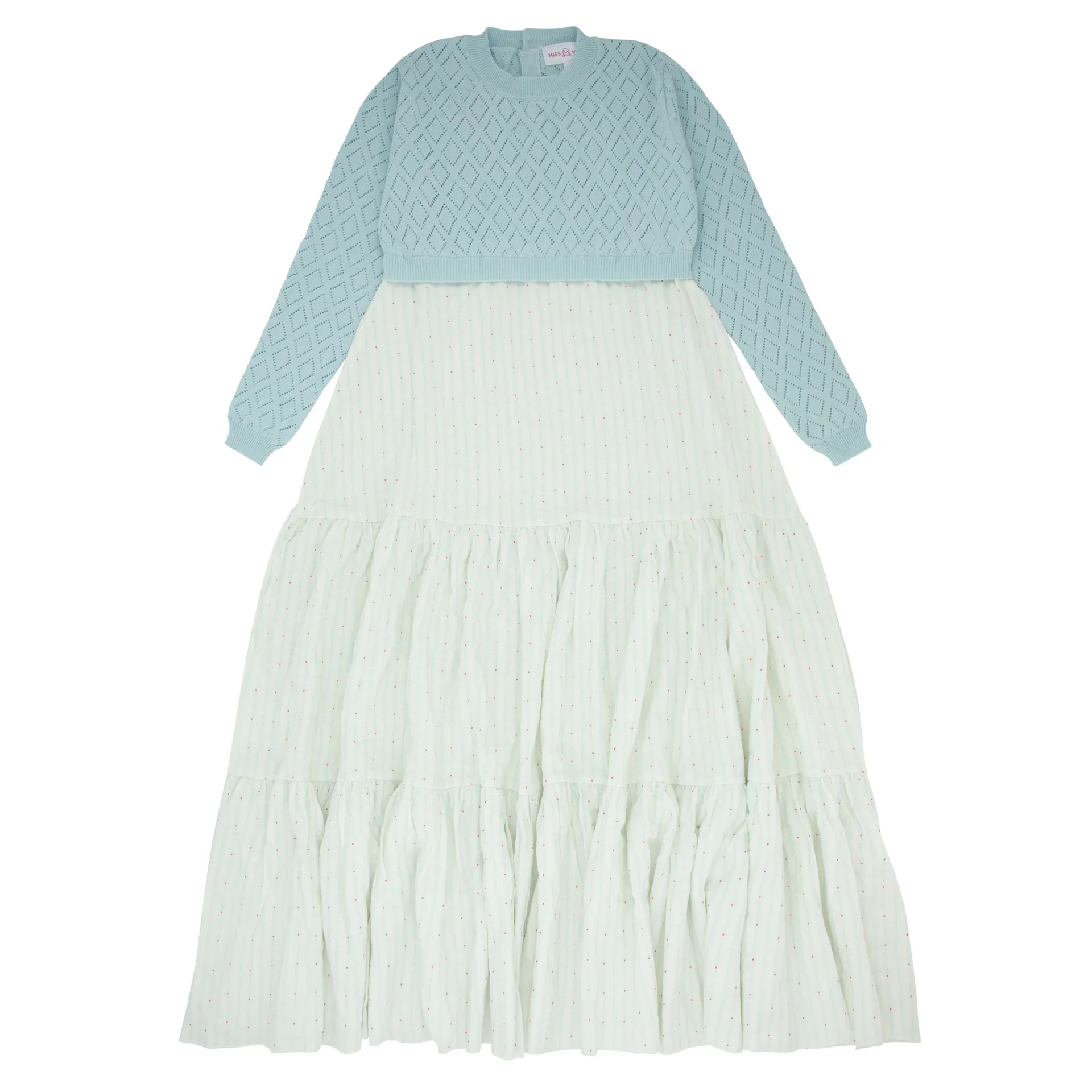 Miss Mini Pointelle Knit Shabbos Maxi Teen