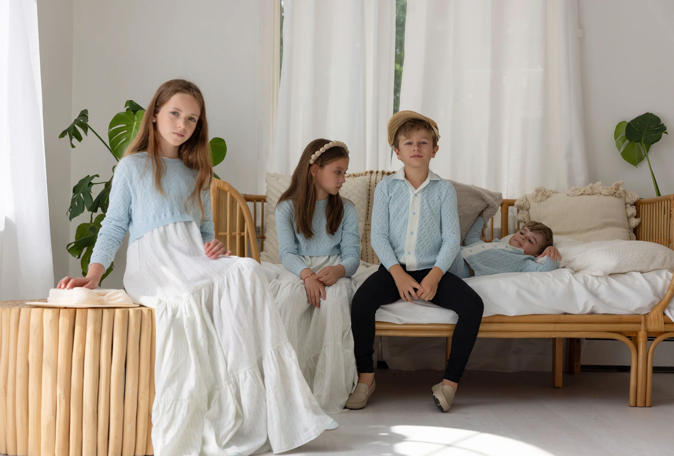 Miss Mini Pointelle Knit Shabbos Maxi Teen - Image 2