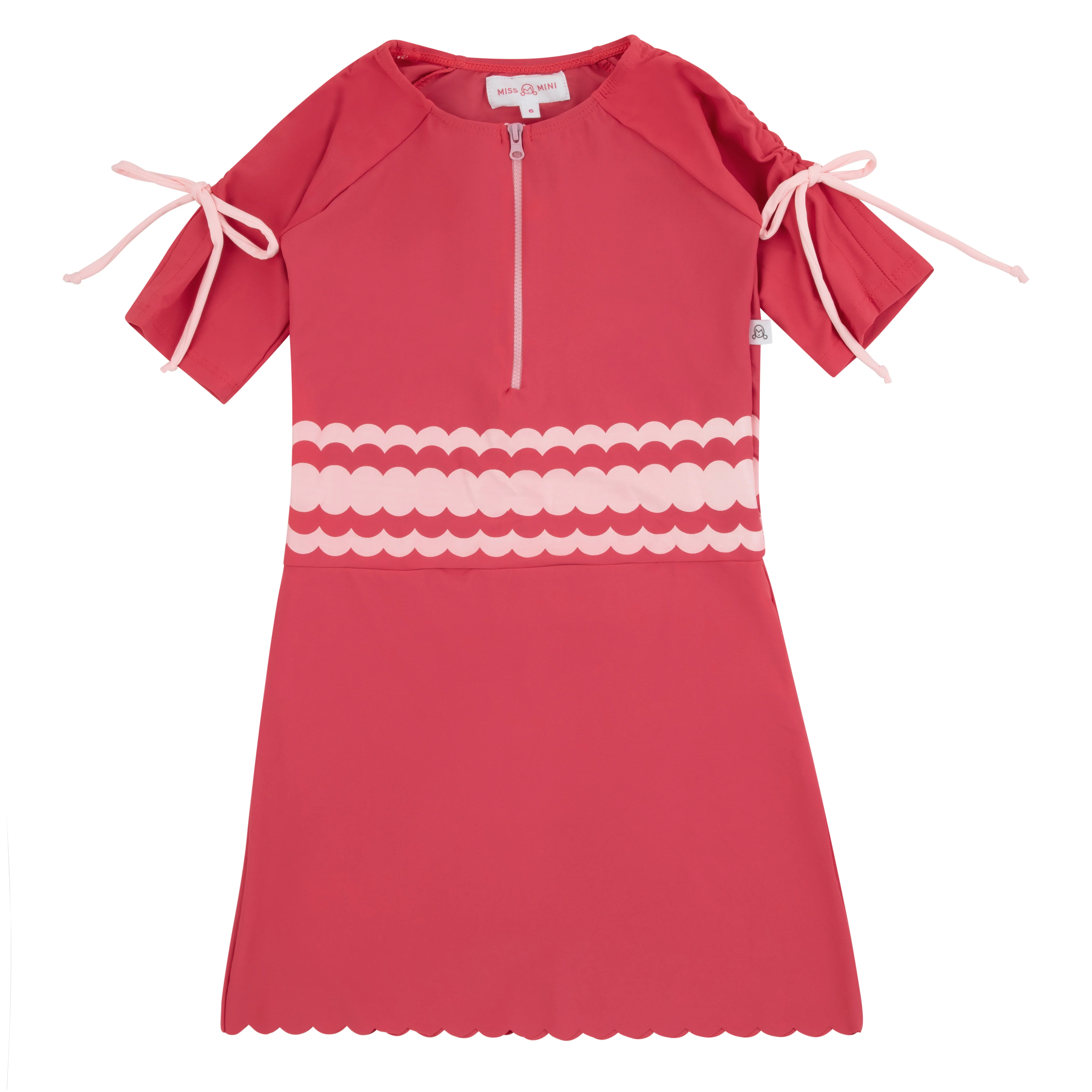 Miss Mini Scalloped Swim Beach Dress