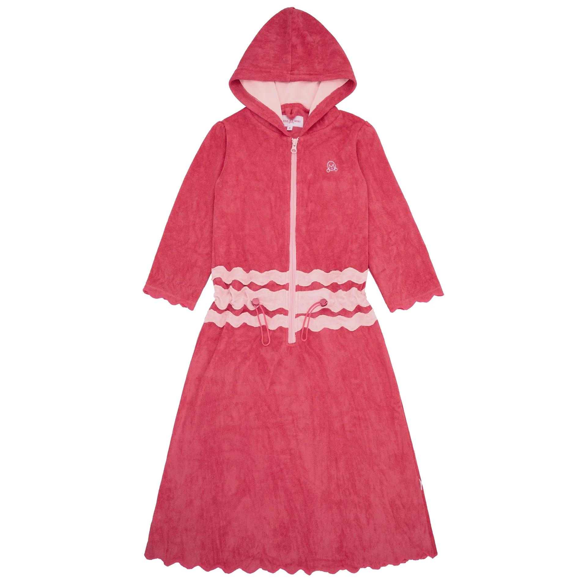 Miss Mini Scalloped Swim Cover-Up One Piece