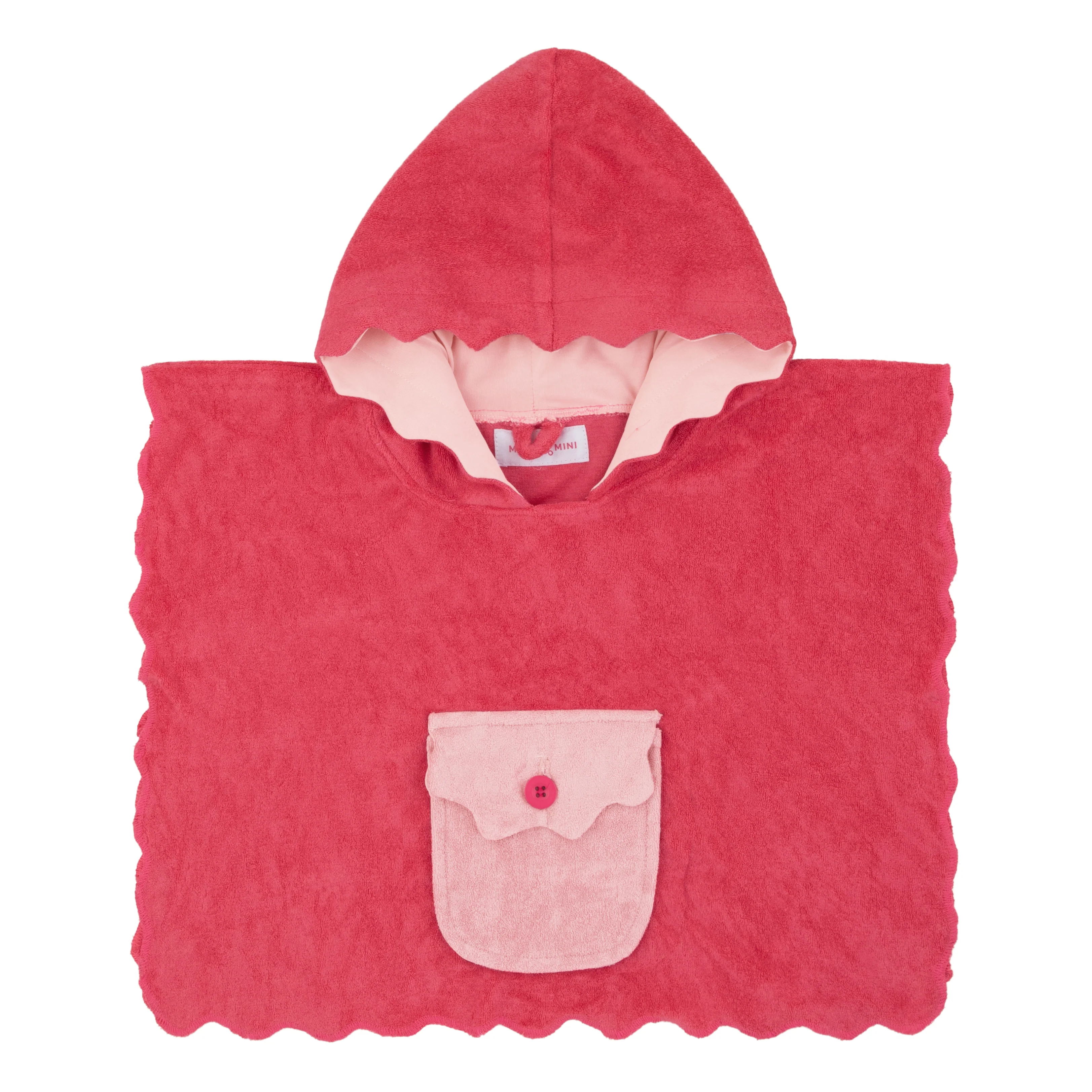 Miss Mini Scalloped Swim Poncho Girl