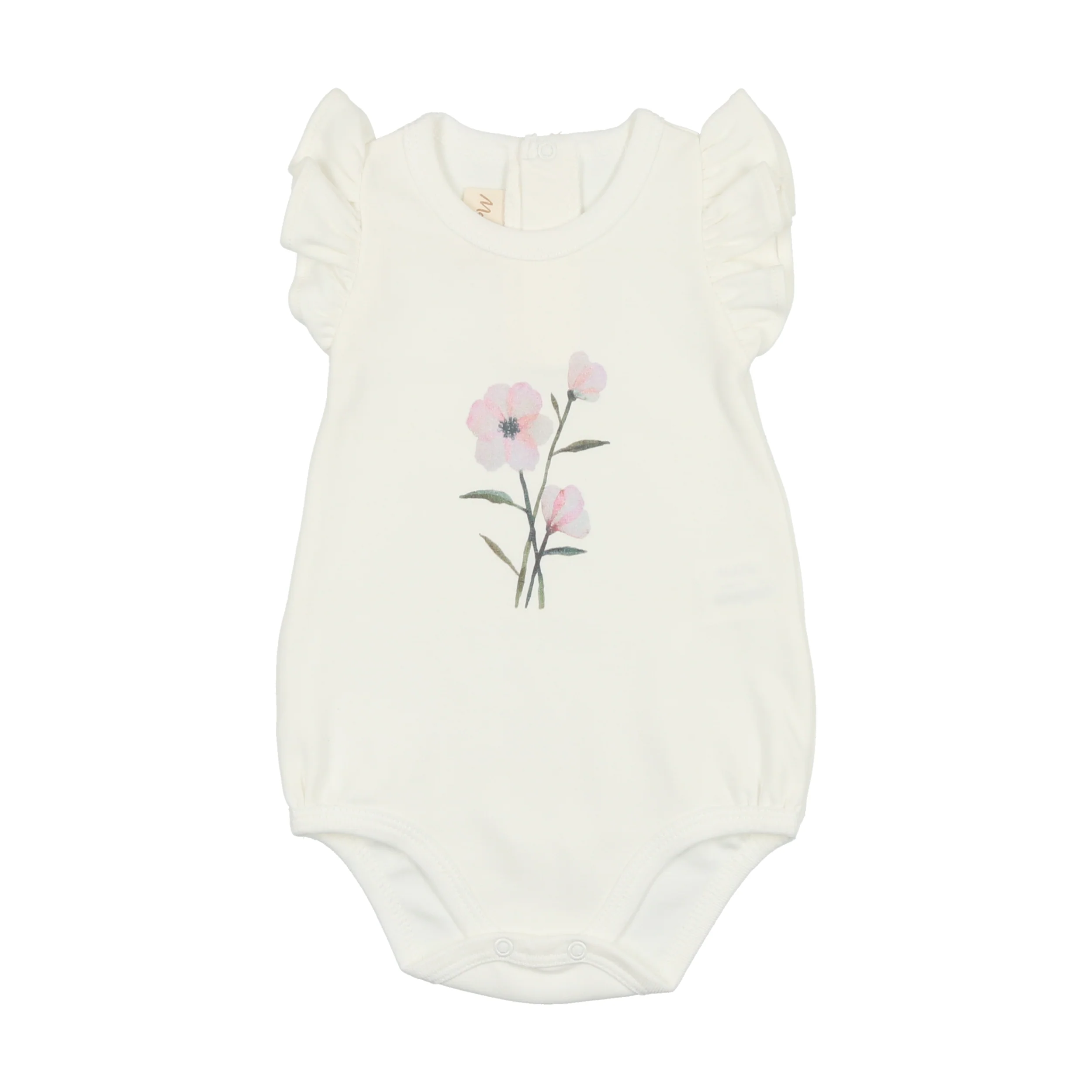 Mon Tresor Ivory Whimsical Blooms Romper