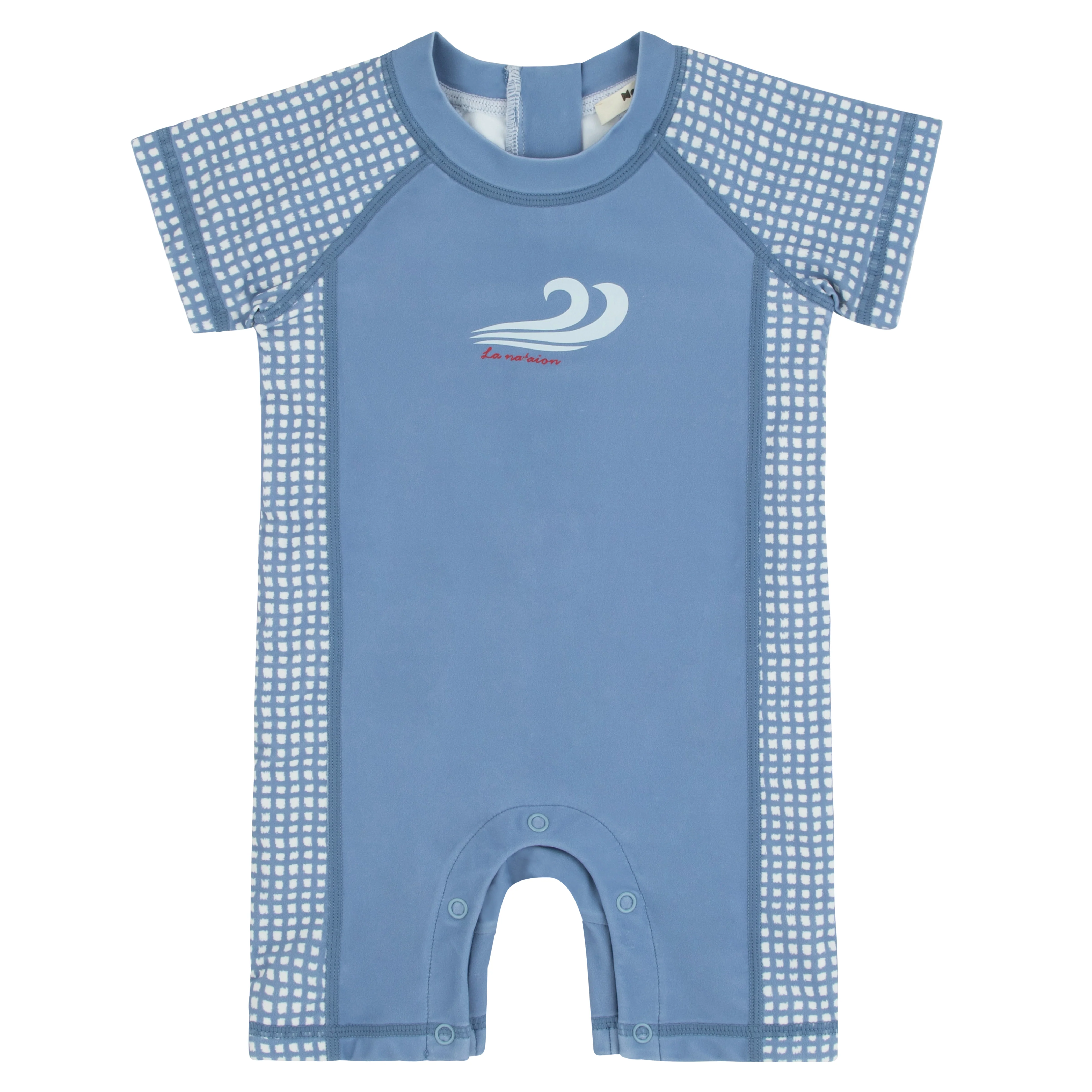 Noggi Blue Gingham One Piece