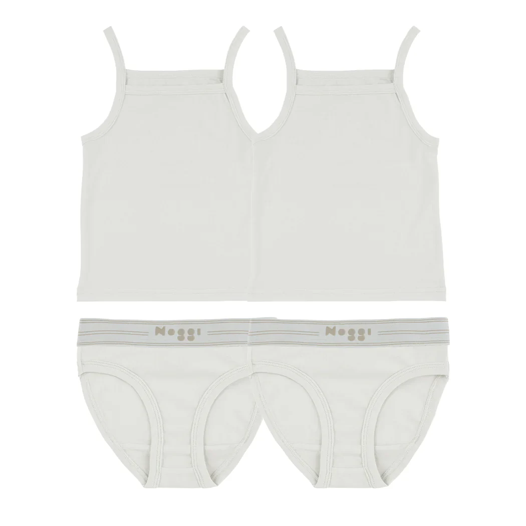 Noggi Logo Band White Girl  (2 Sets)- FINAL SALE