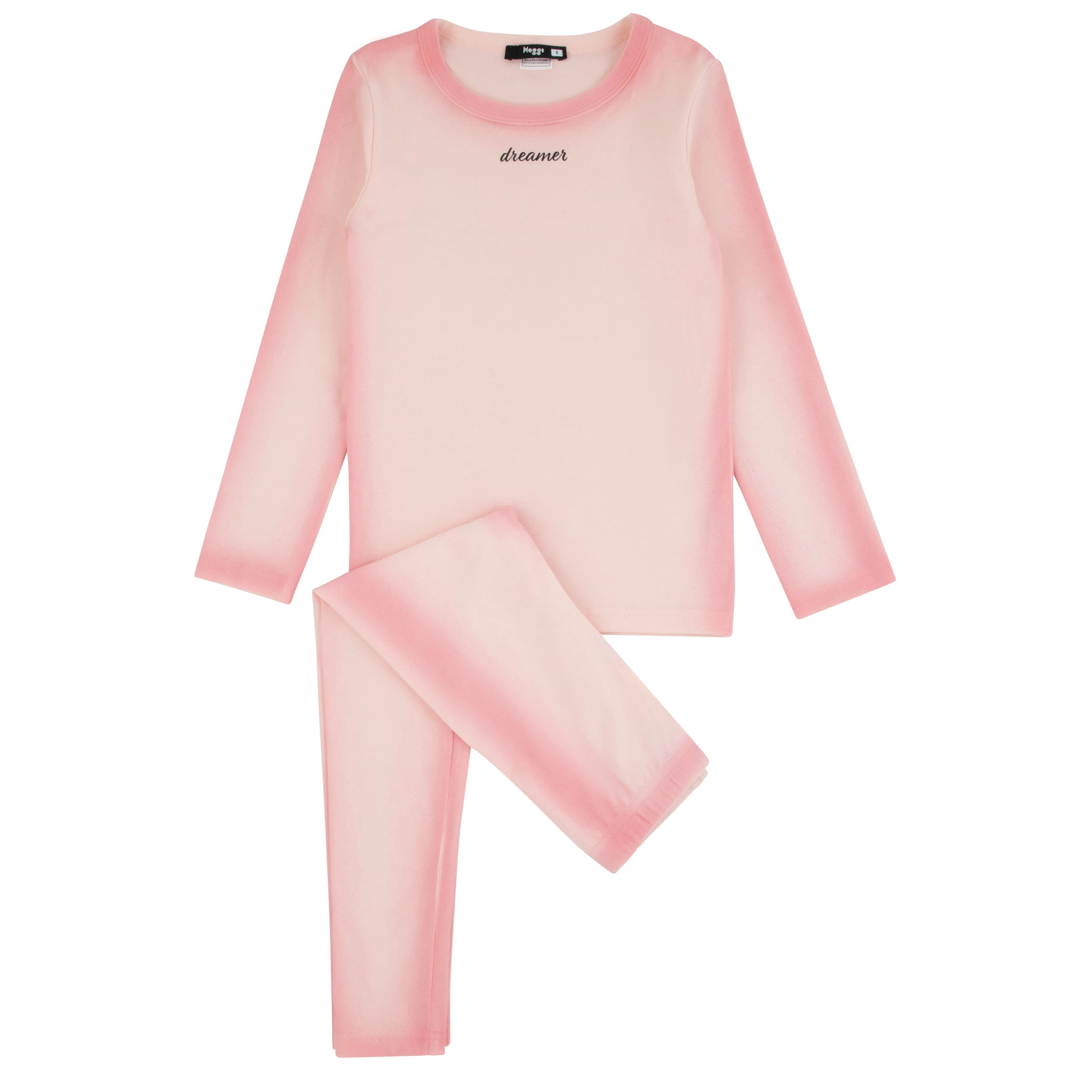 Noggi Pink Ombre Sides Loungewear Set