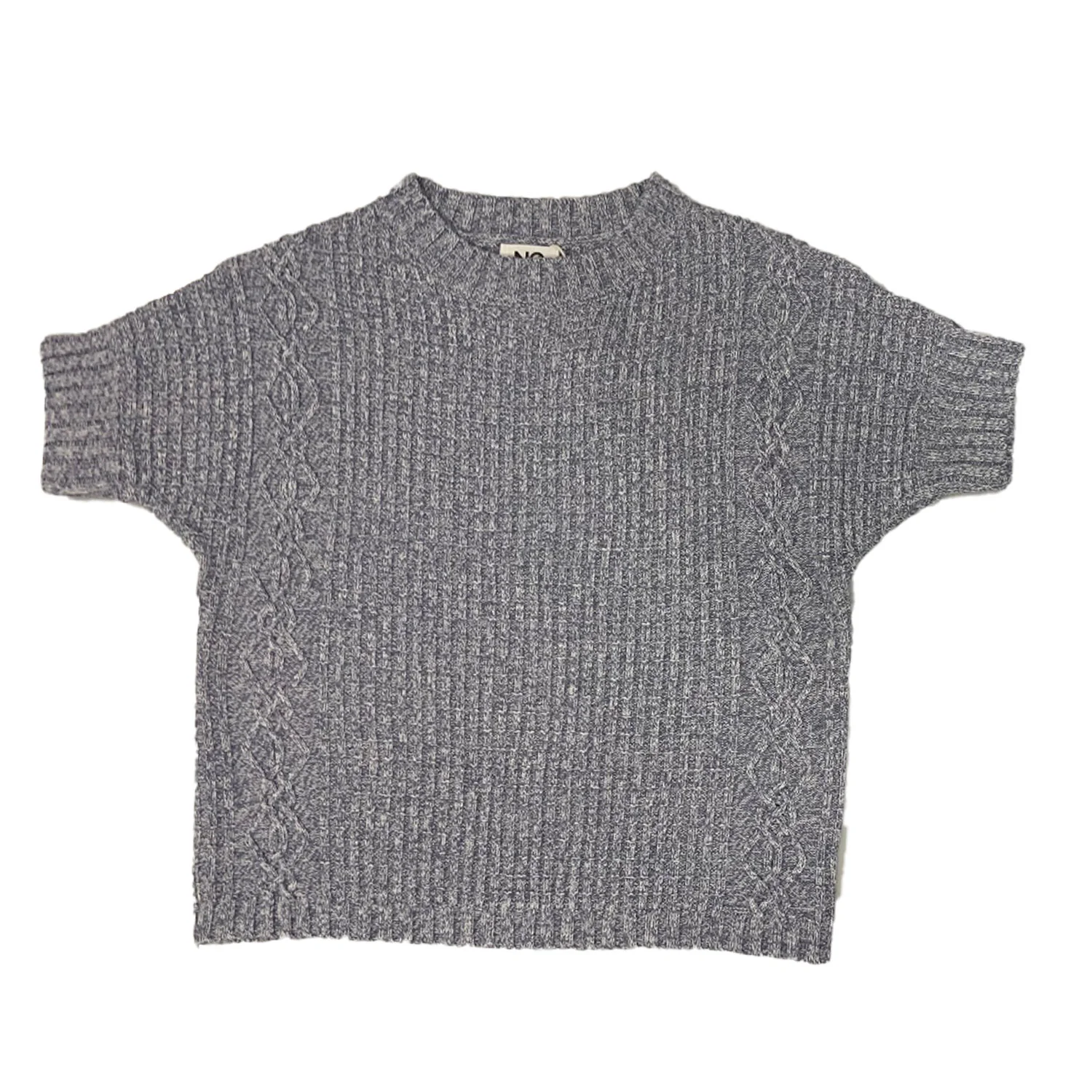 Noma Blue Cable Textured Knit Sweater NKN320
