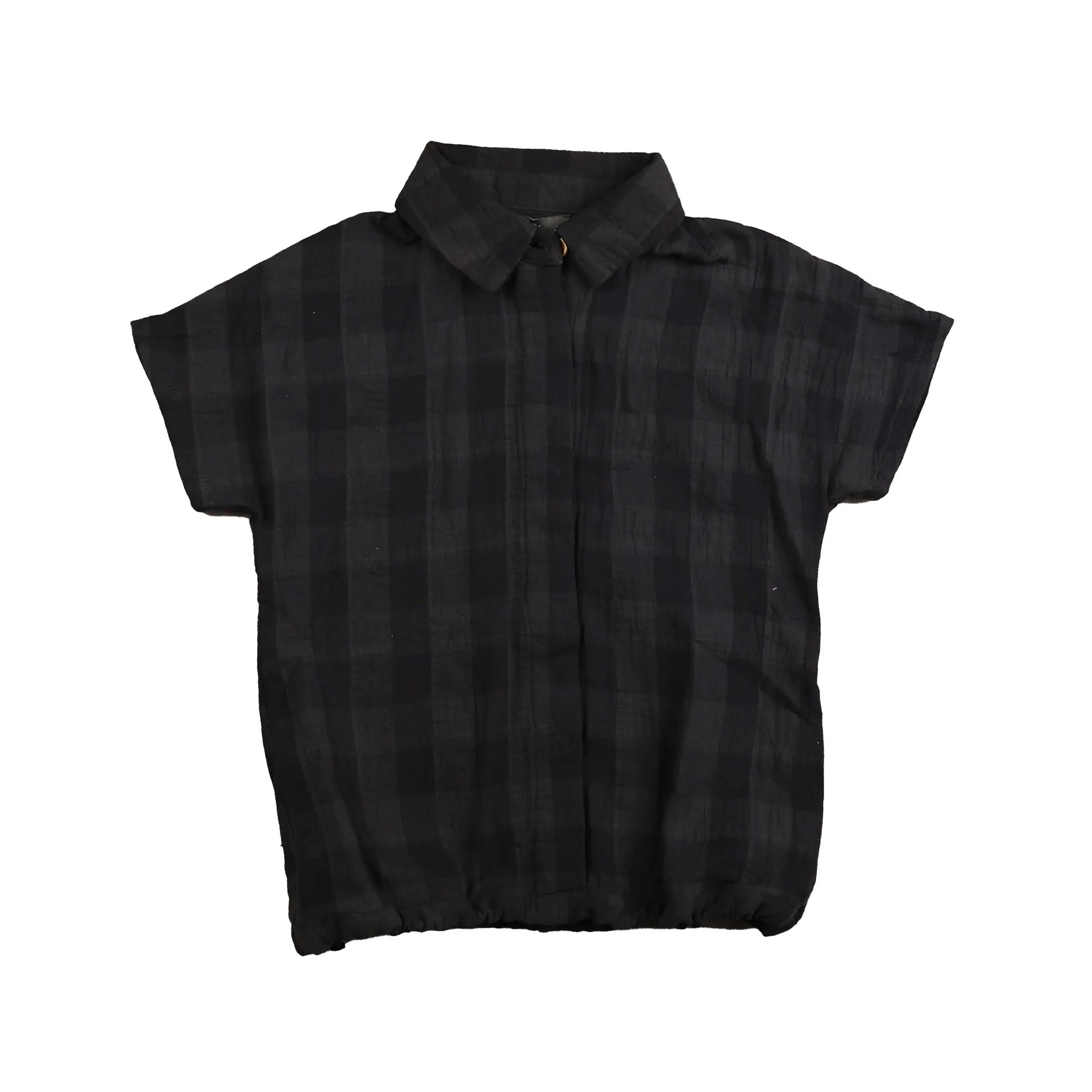 Noma Blue Toggle Hem Shirt (NSH791)