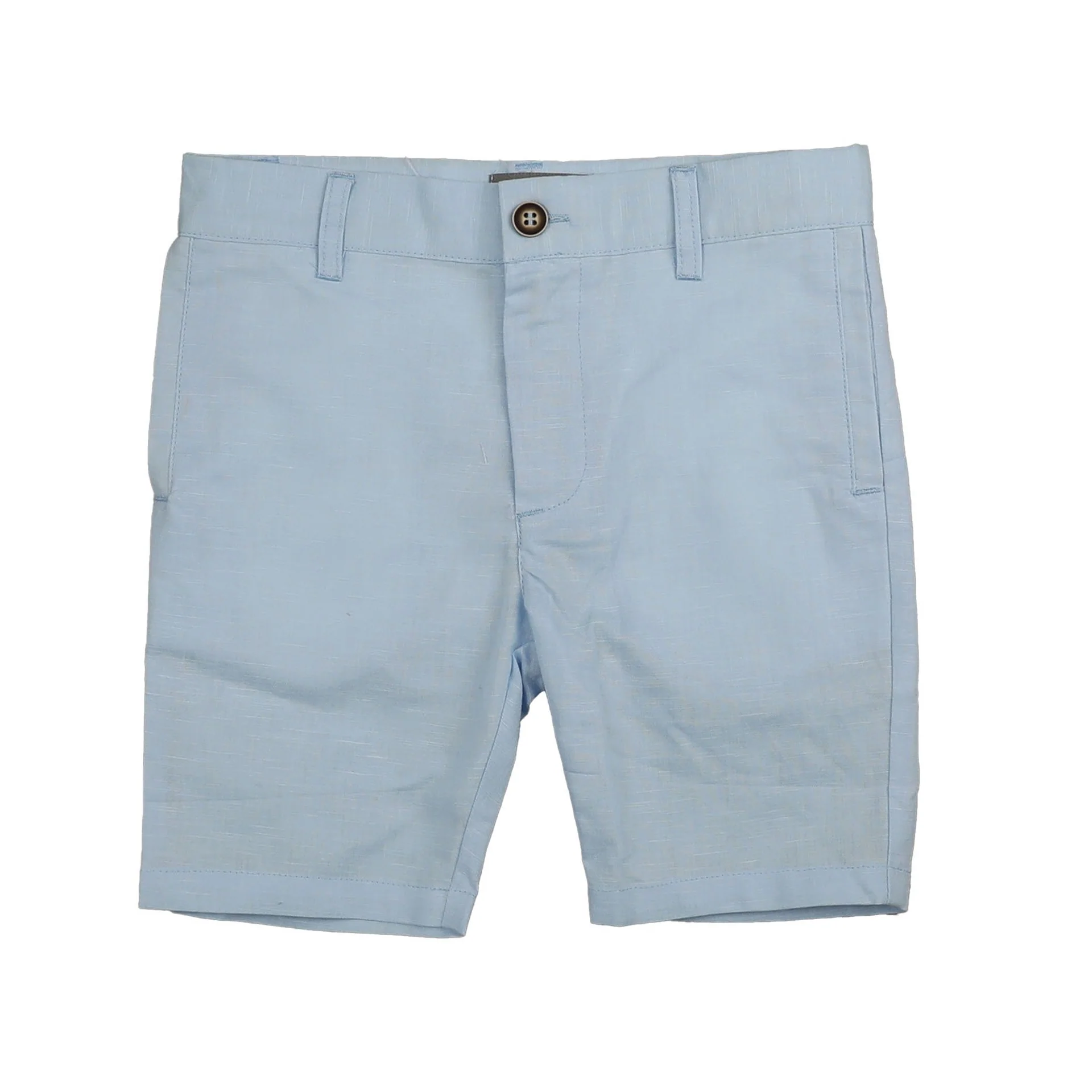 Noma Light Blue Solid Bermuda NBM468