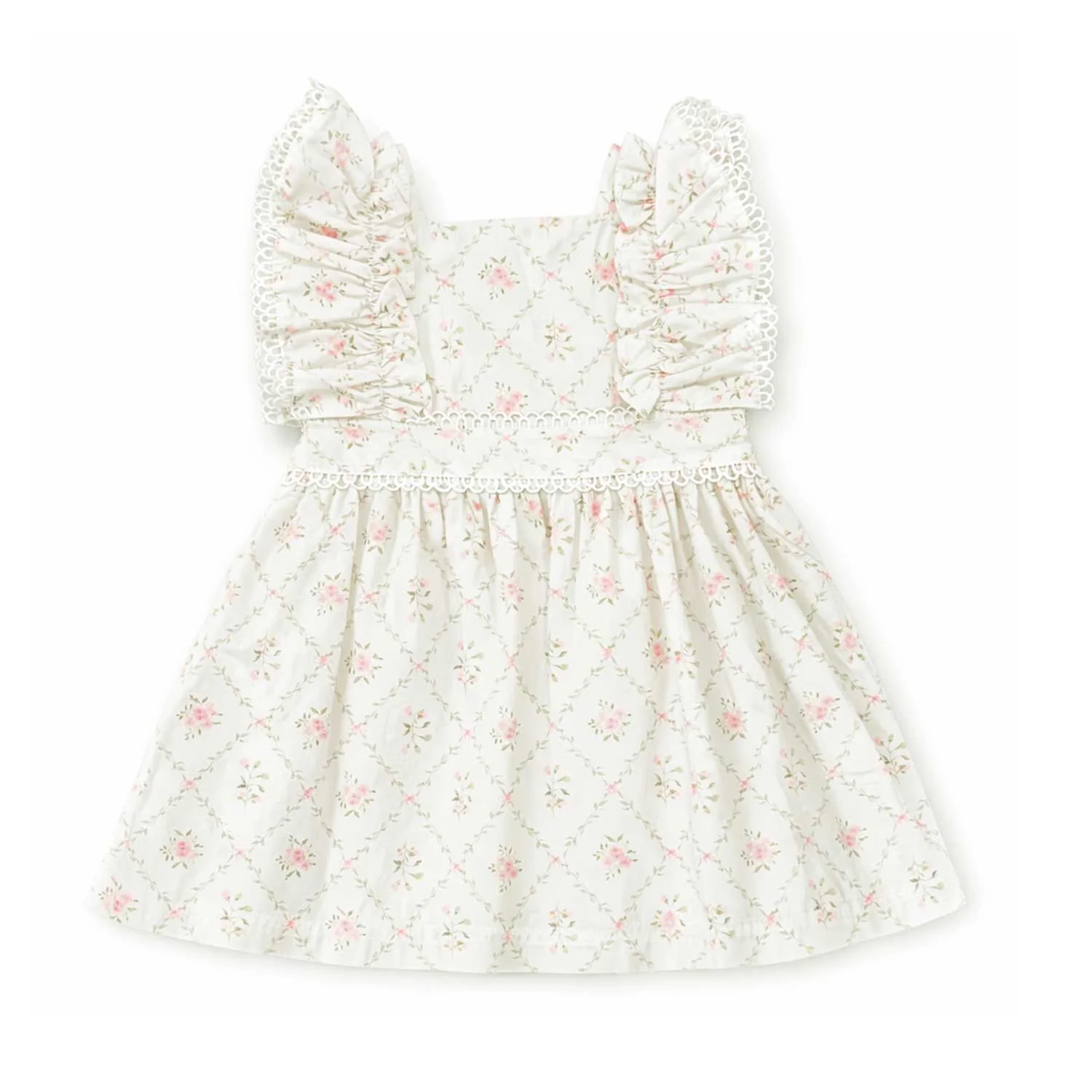 Noma Light Sage Floral Trellis Jumper (NDR412) - NEEDS BARCODES
