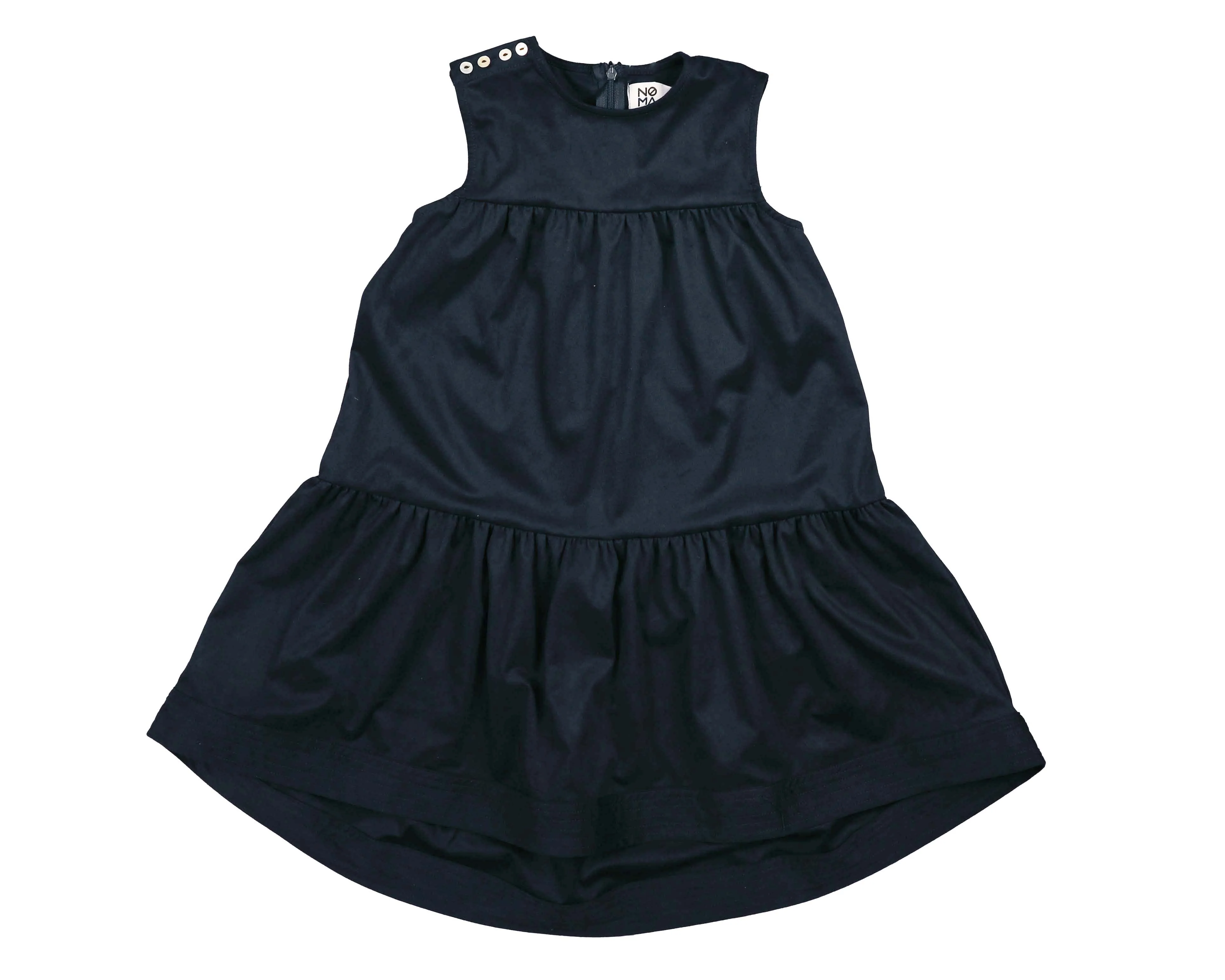 Noma Navy Seude High Lo Dress - Image 2
