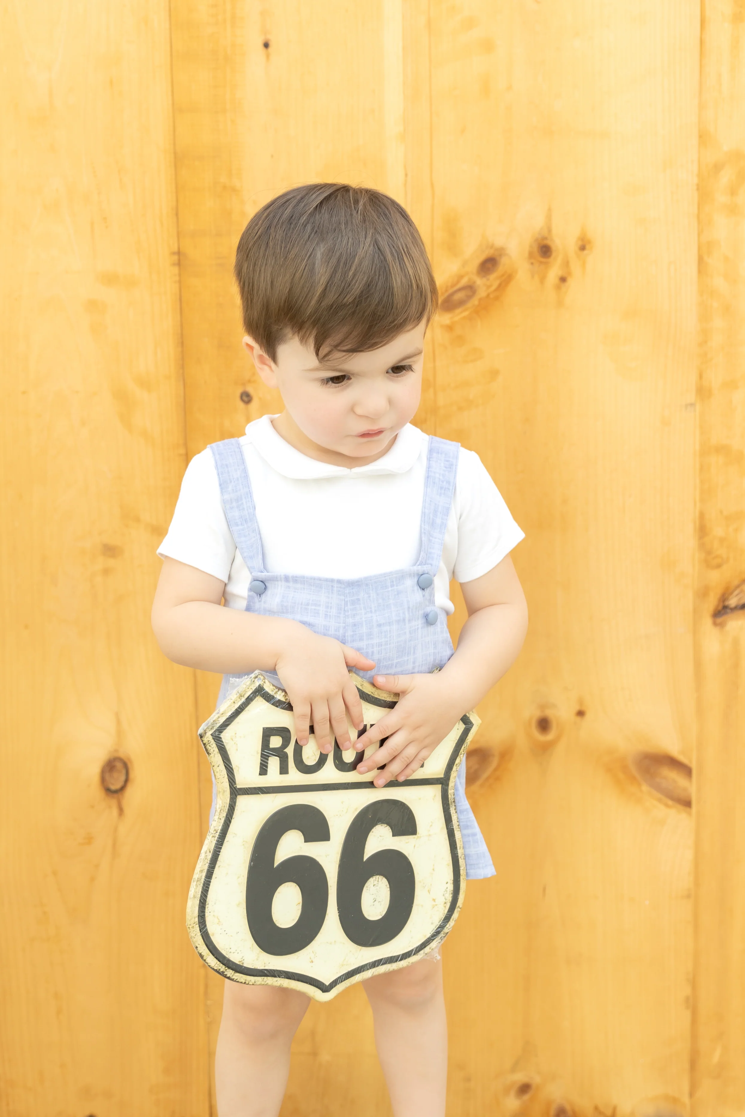 Nounelle Blue Linen Overalls - Image 5