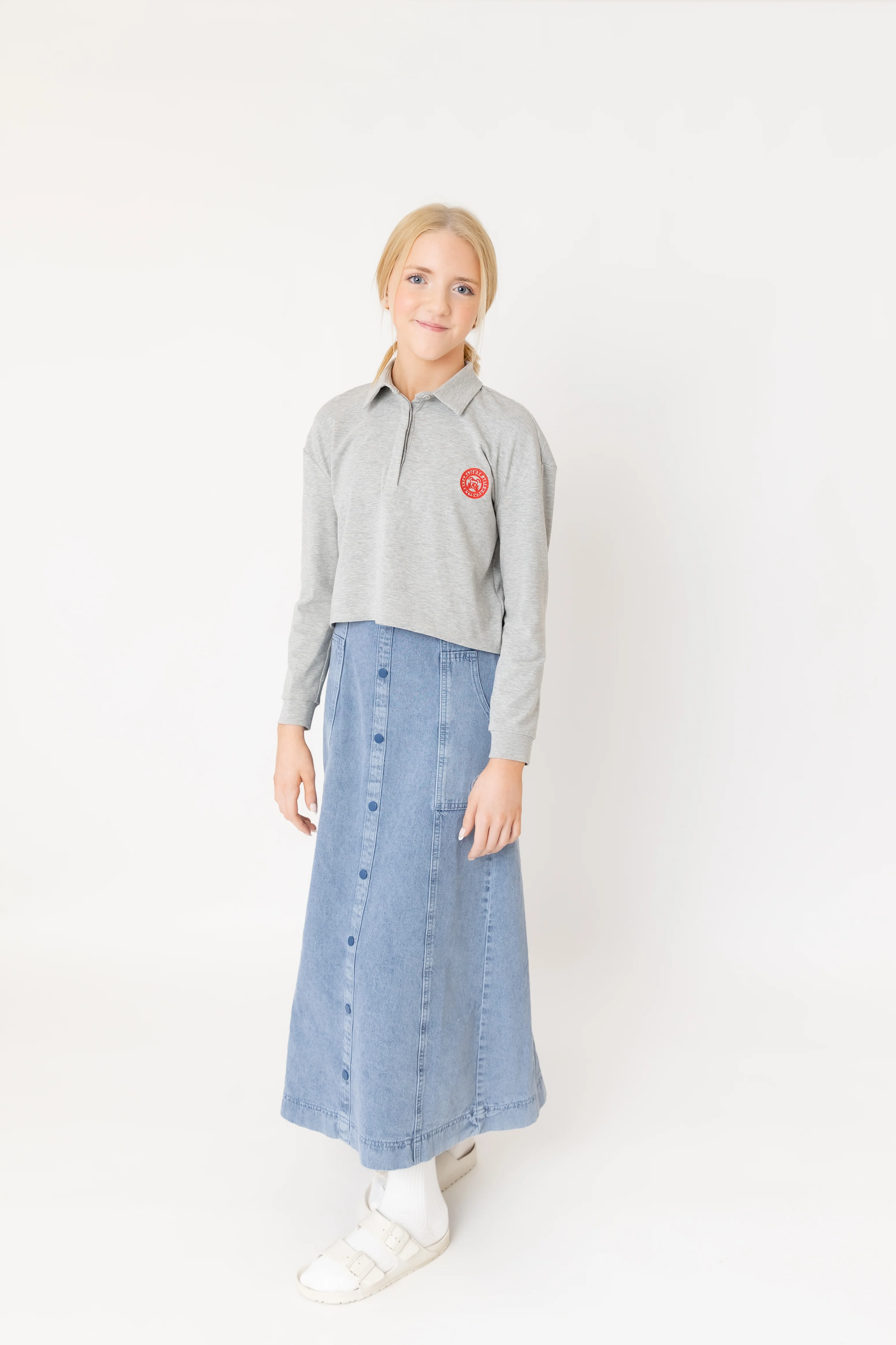 Nounelle Denim Skirt Maxi - Image 4