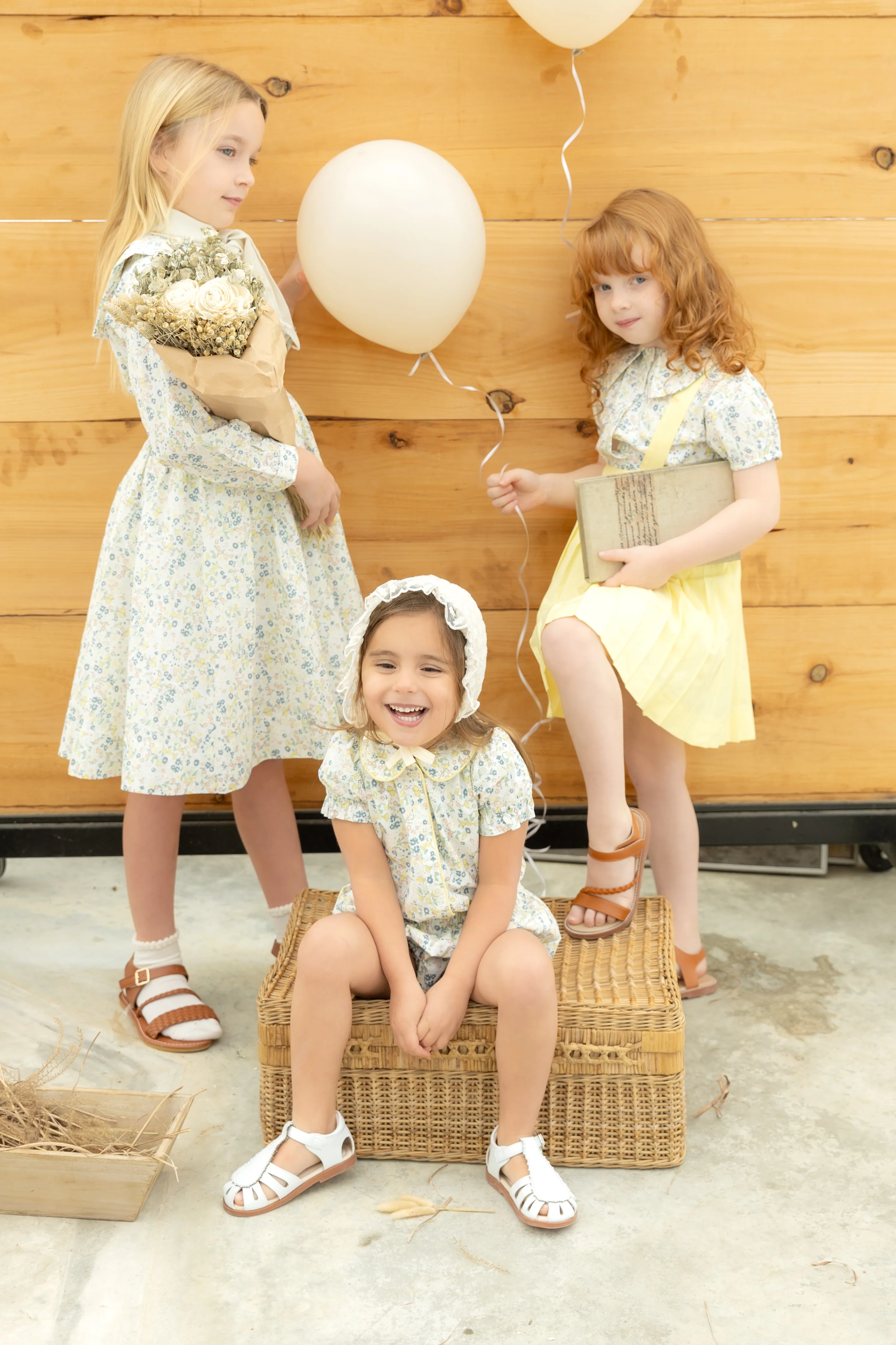 Nounelle Floral Yellow Blouse- 3/4 Sleeves - Image 3