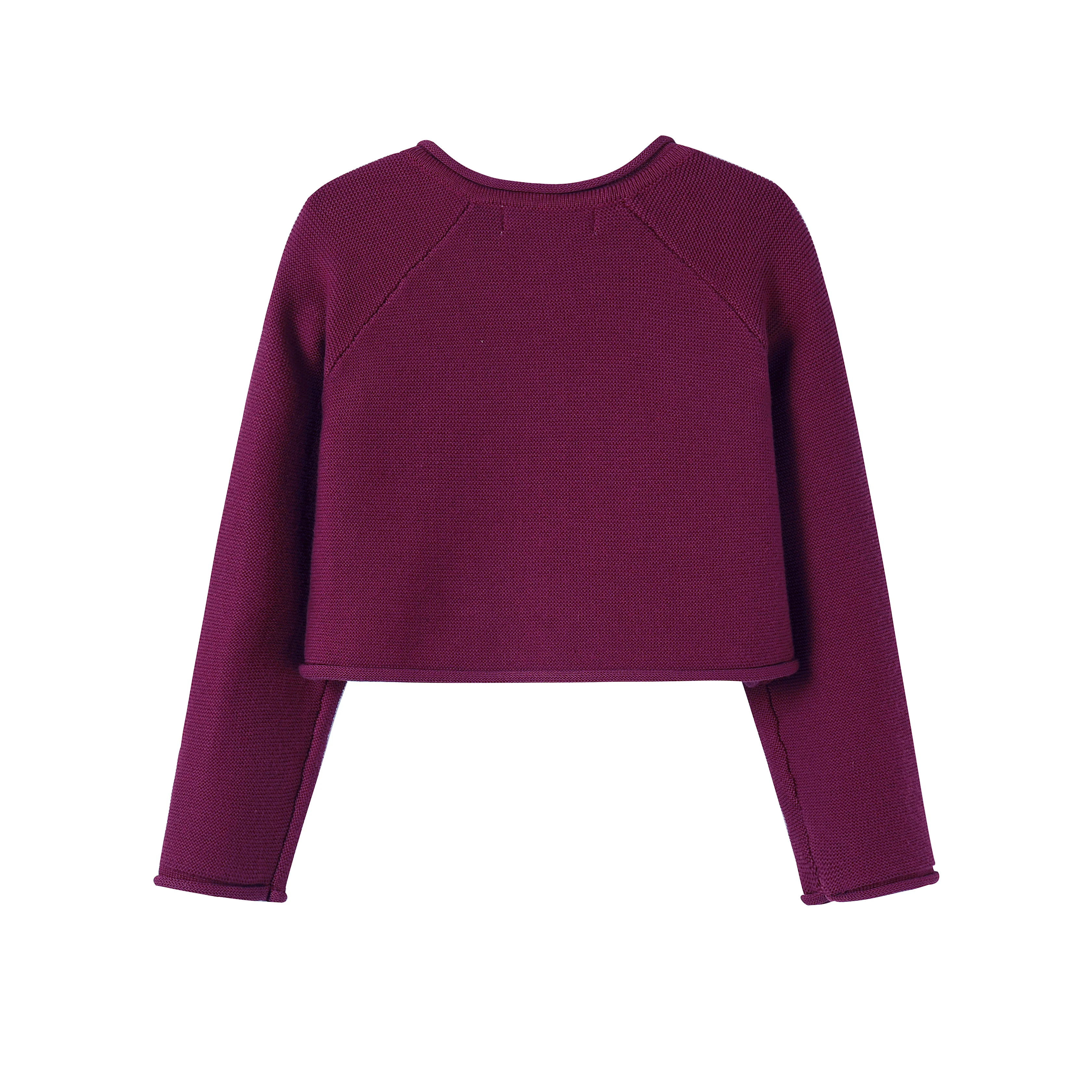 Nou Nelle Magenta Cardigan - Image 2