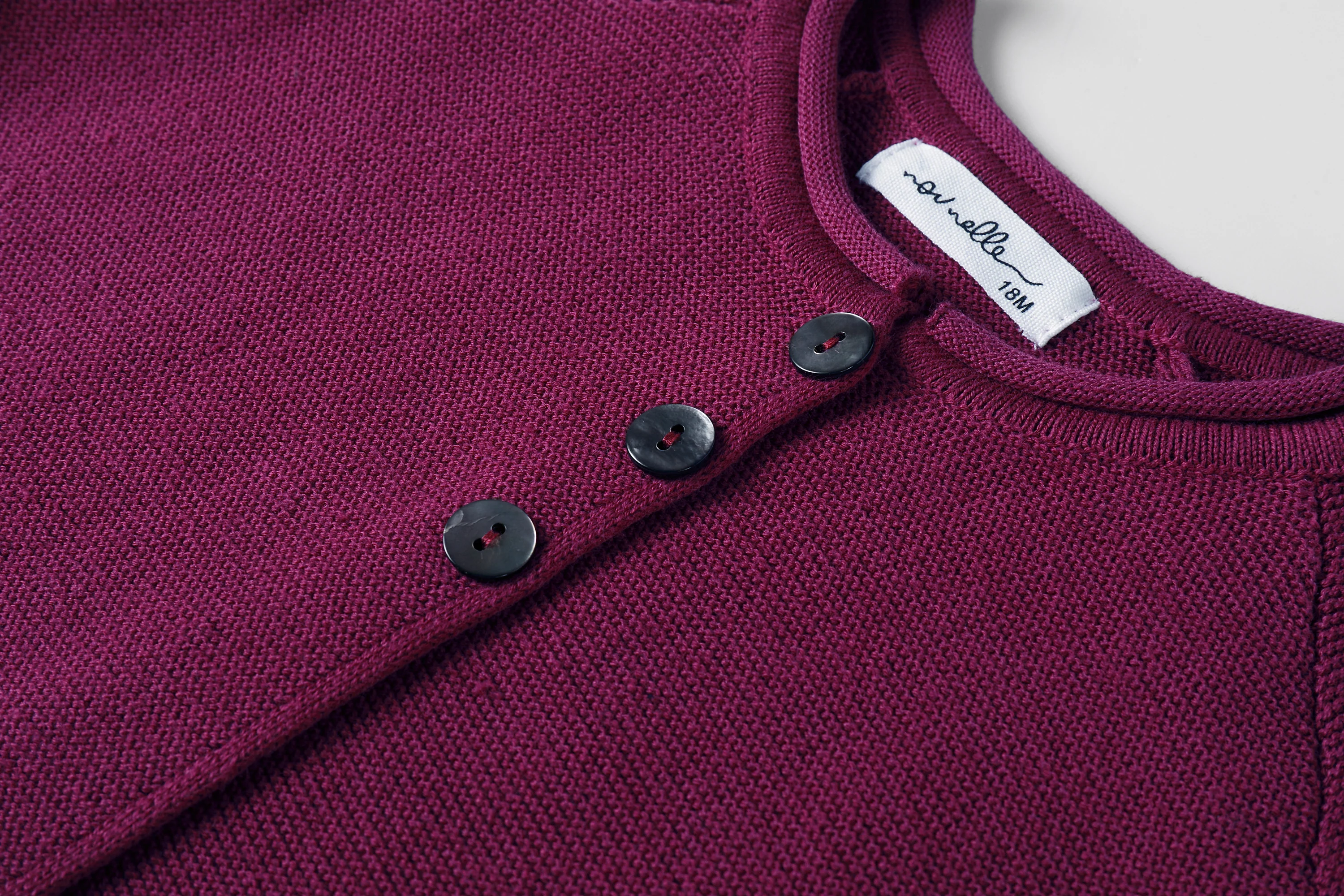 Nou Nelle Magenta Cardigan - Image 3