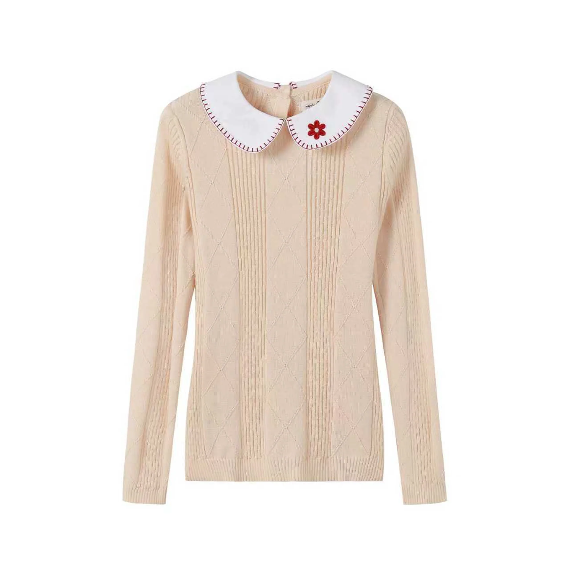 Nounelle Peach Knit Sweater