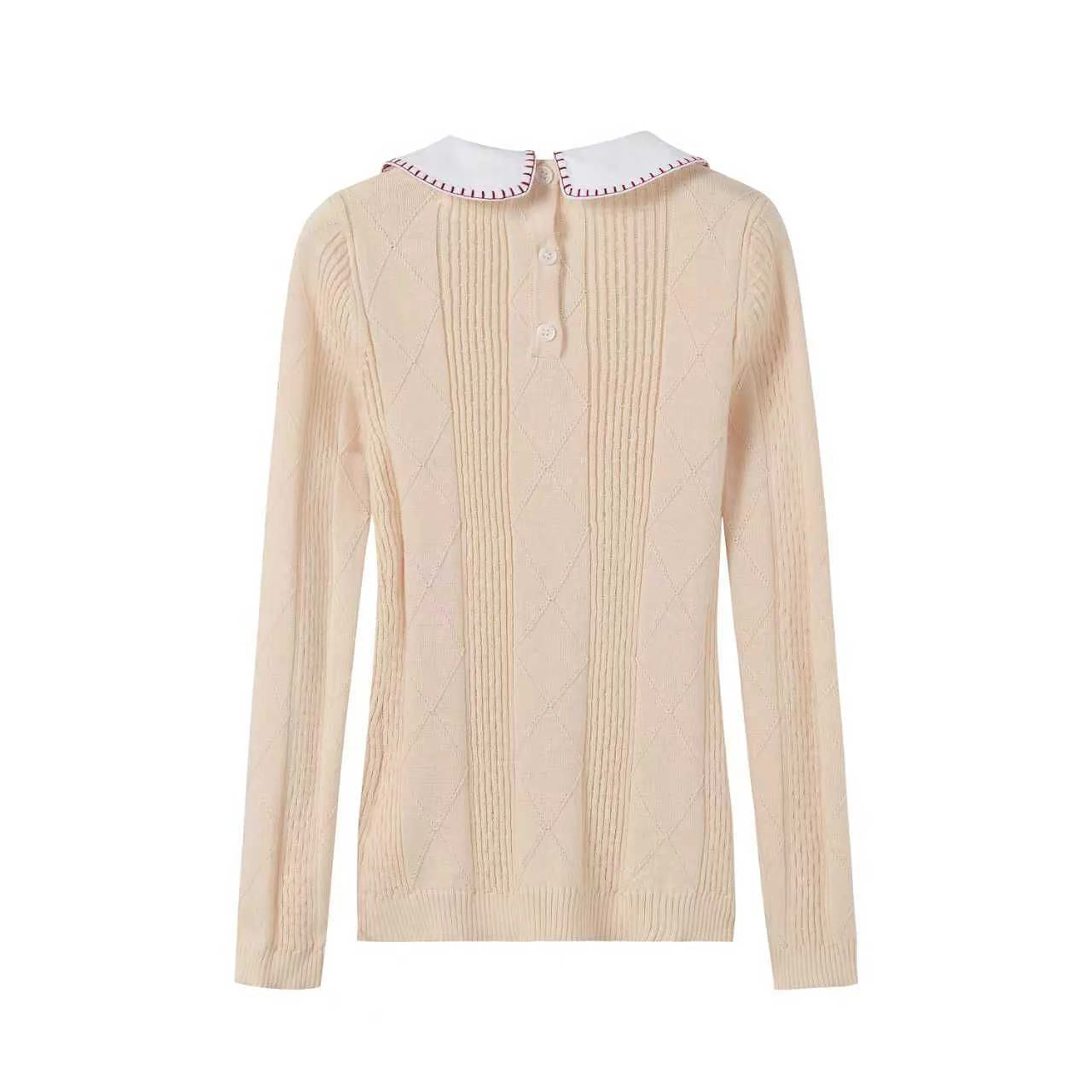 Nounelle Peach Knit Sweater - Image 2