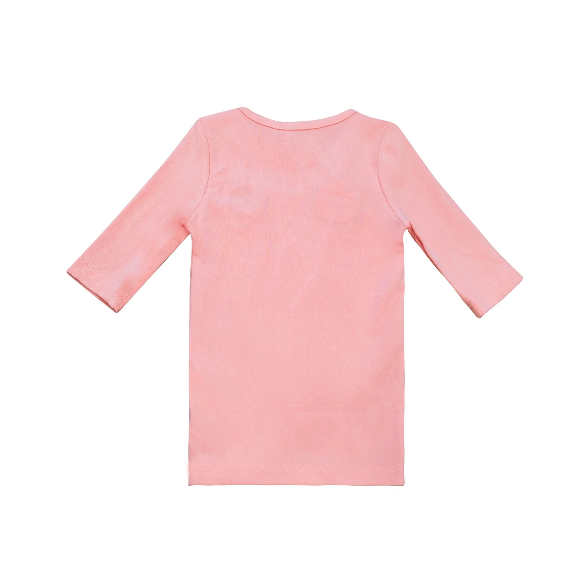 Nounelle Stamp Tee Coral- 3/4 sleeve - Image 2