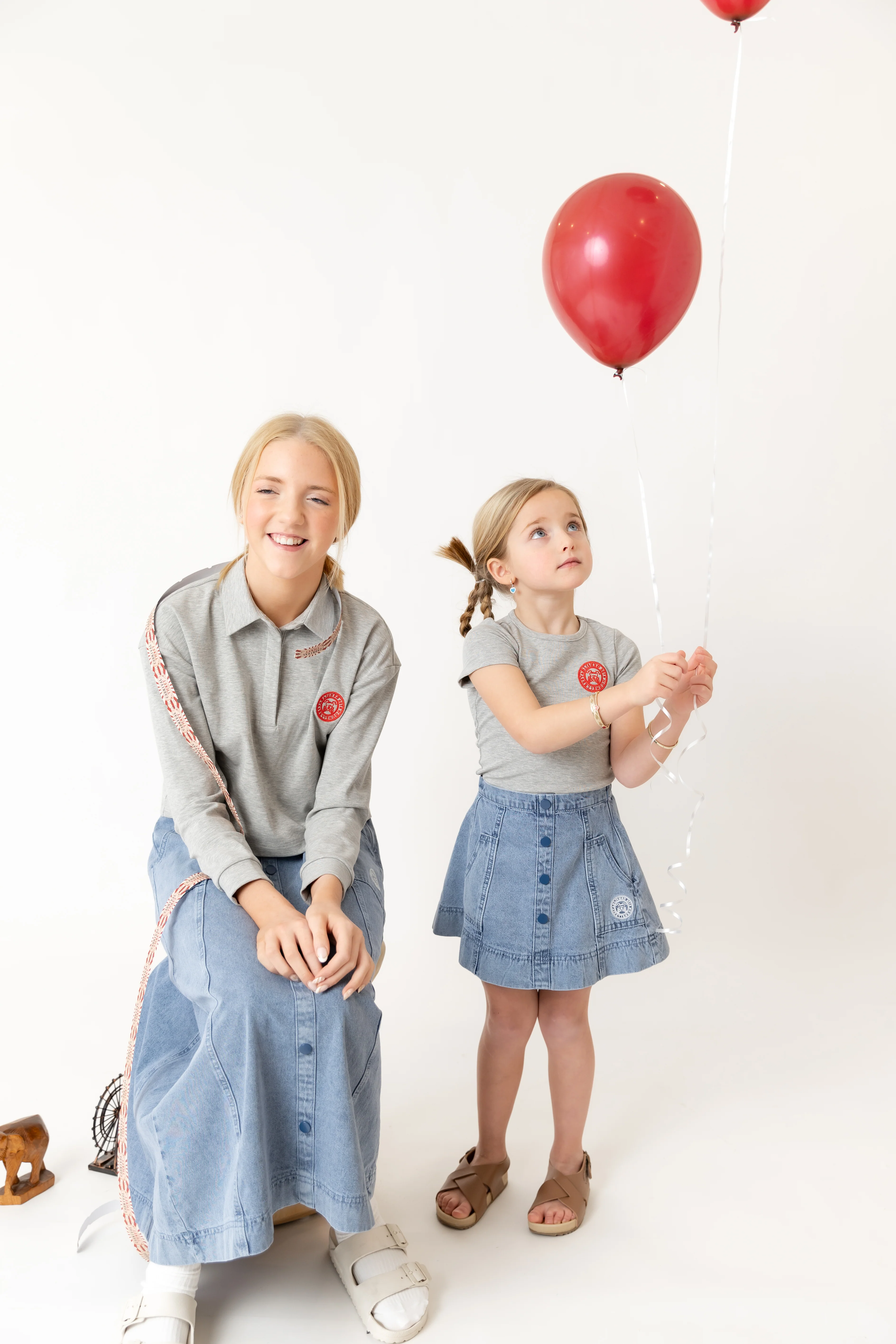 Nounelle Stamp Tee Grey - Short Sleeve - Image 2