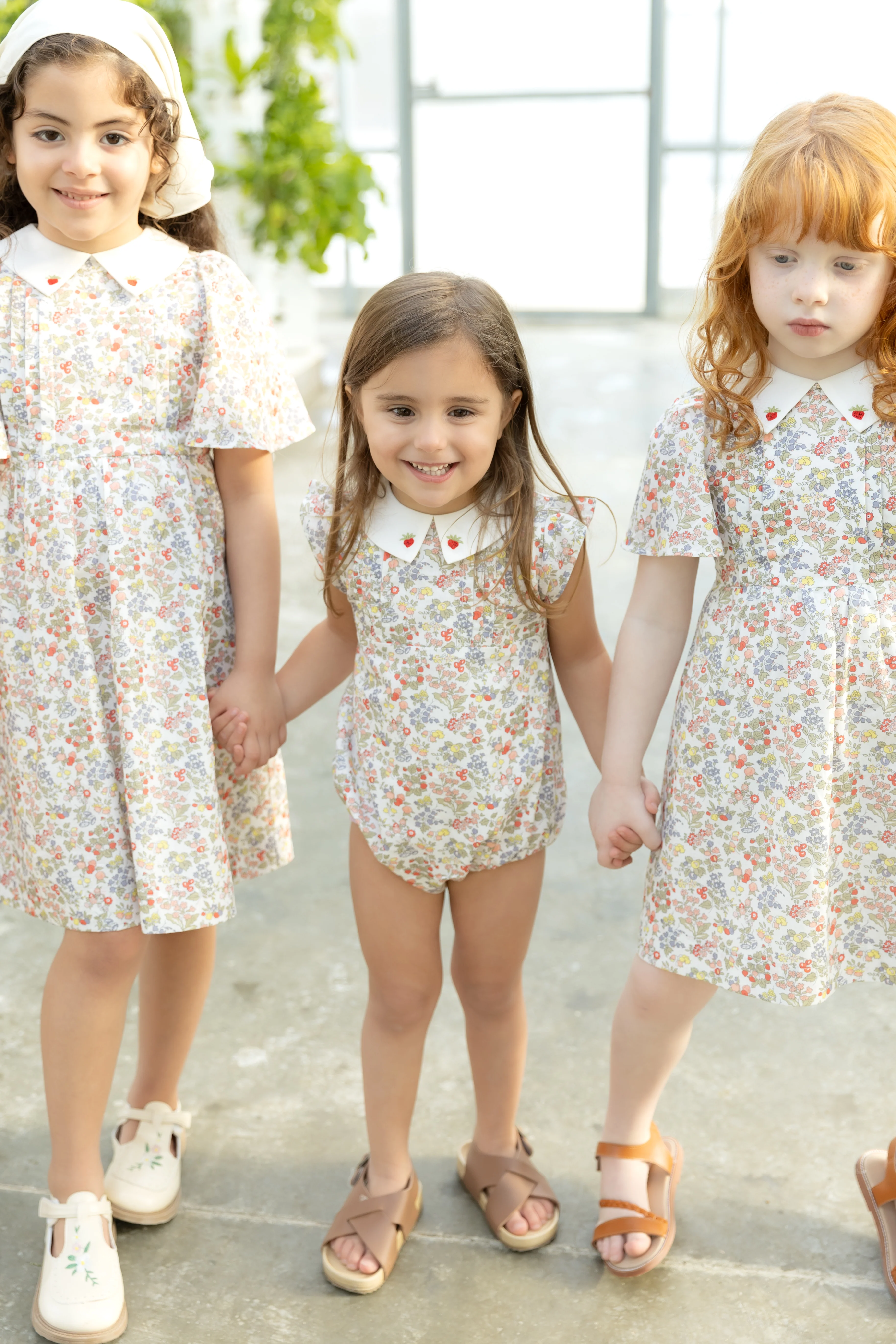 Nounelle Strawberry Embroidered Romper - Image 4
