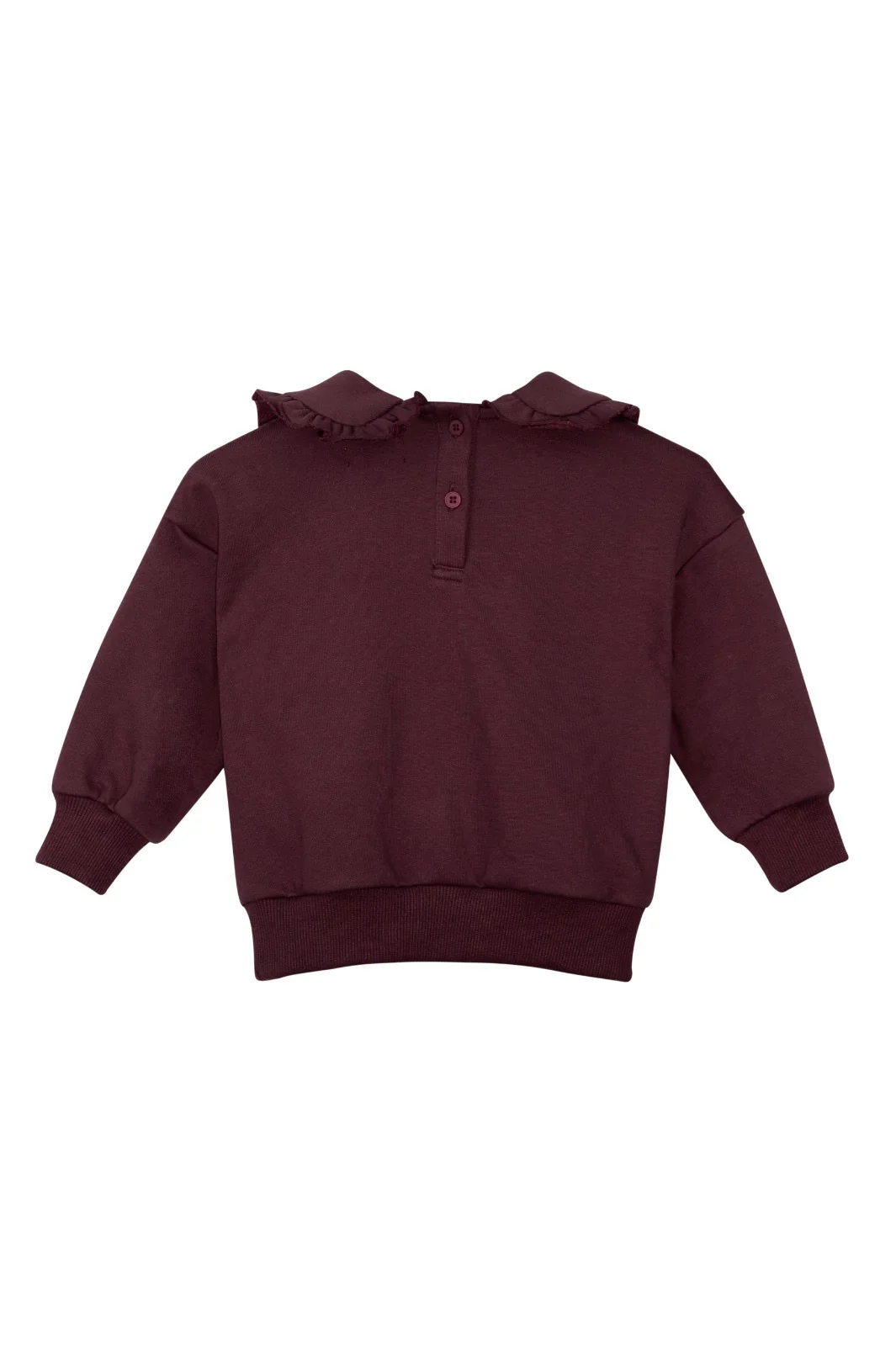 Nou Nelle Sweatshirt with Label Plum - Image 2